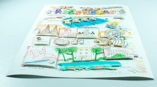 Schlote, Wilhelm - Regensburg - 3D - signed in print