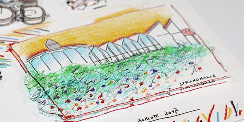 Schlote, Wilhelm - Langeoog - 3D - Handgesigneerd