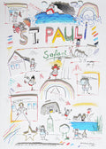 Schlote, Wilhelm - St. Pauli - 3D - im Druck signiert