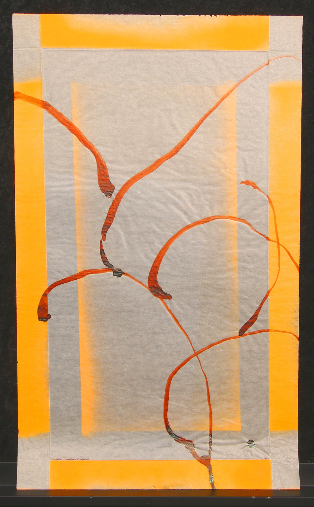Telljohann, Peter - zonder titel - gemengde techniek, 1990 - handgesigneerd