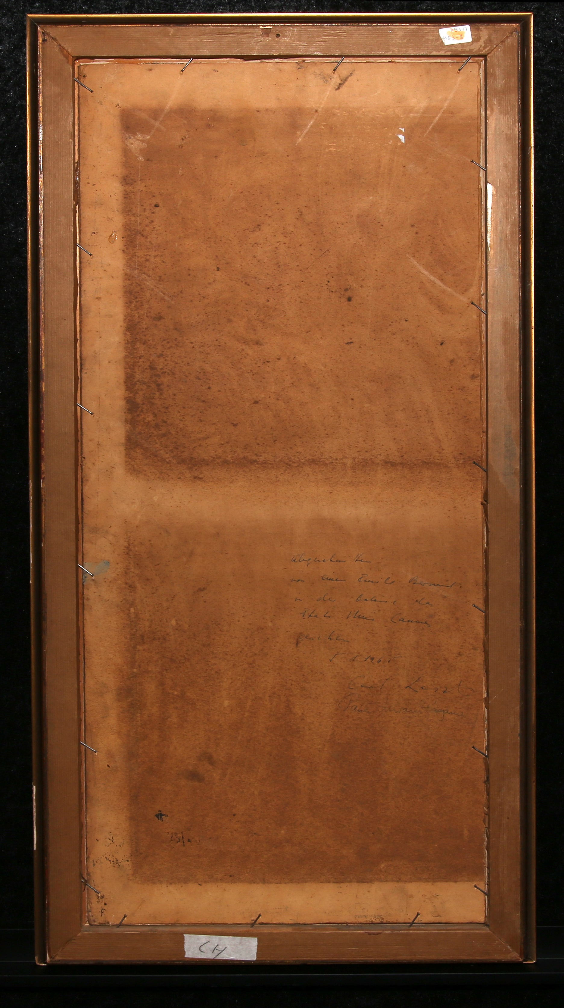 Bernard, Emile Henri - Naakt - Olieverf op hardboard - Uniek