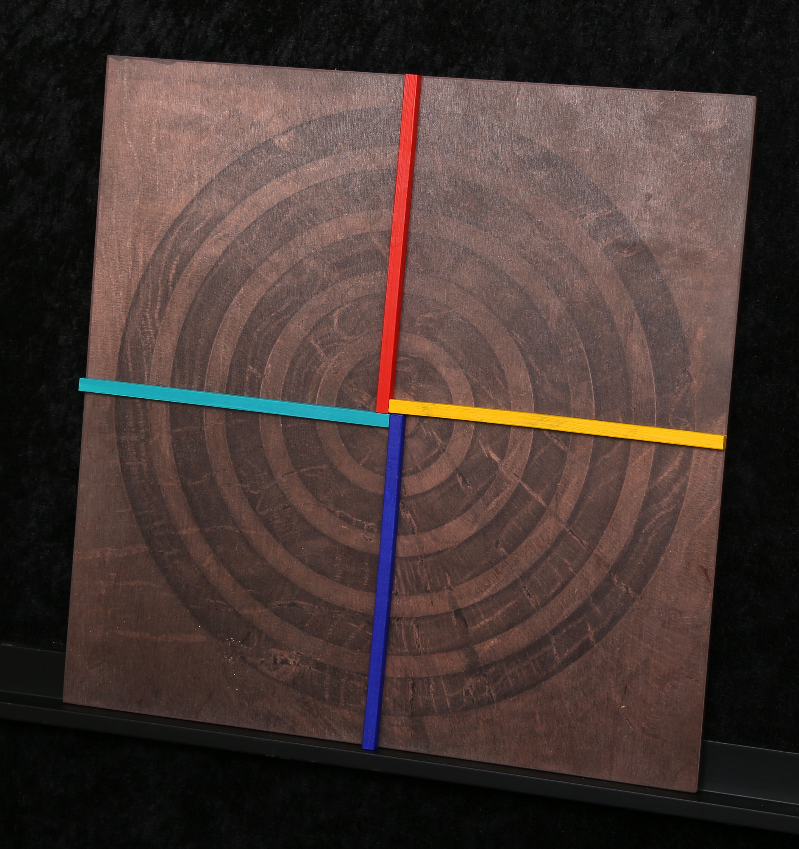 Geiler, Friedrich - Geometrie X, 2019 - Reliëf/hout - handgesigneerd