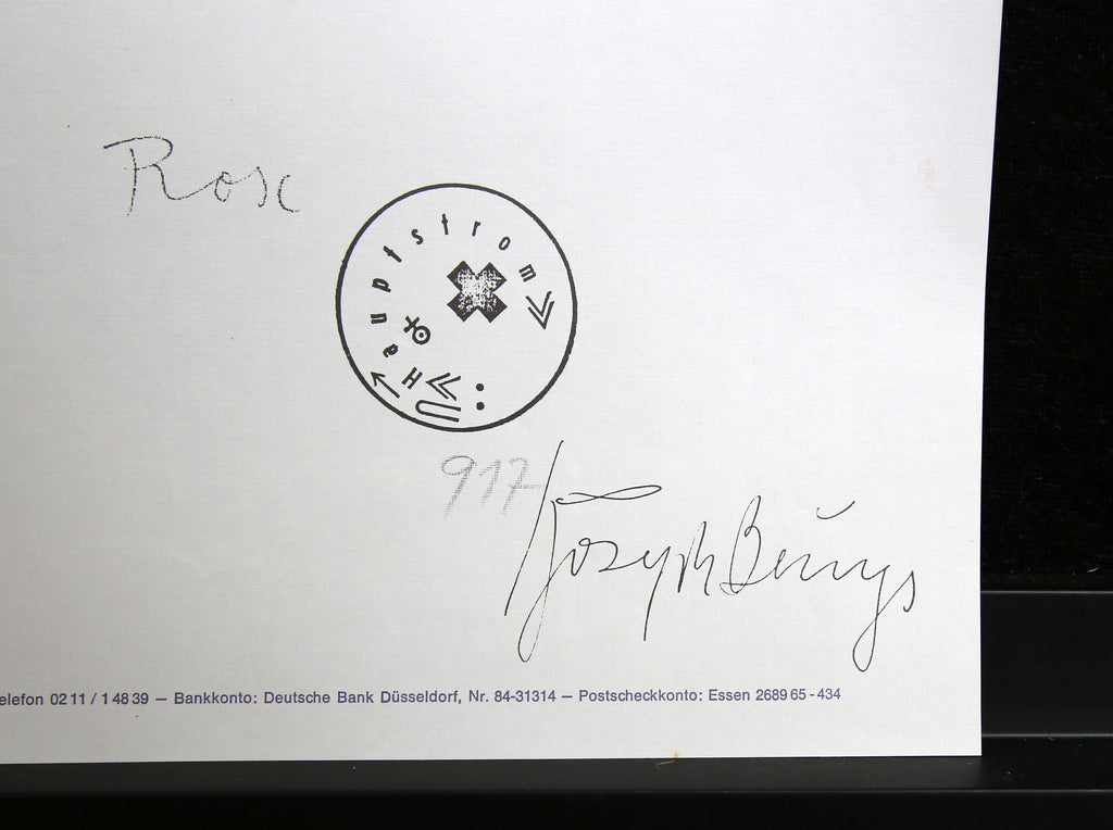 Beuys, Joseph - Organisation für direkte Demokratie durch [...] - handsigniert?