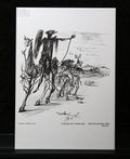 Dali, Salvador - Quijote Y Sancho, 1945 - Steinzeugfliese/Sammlerstück