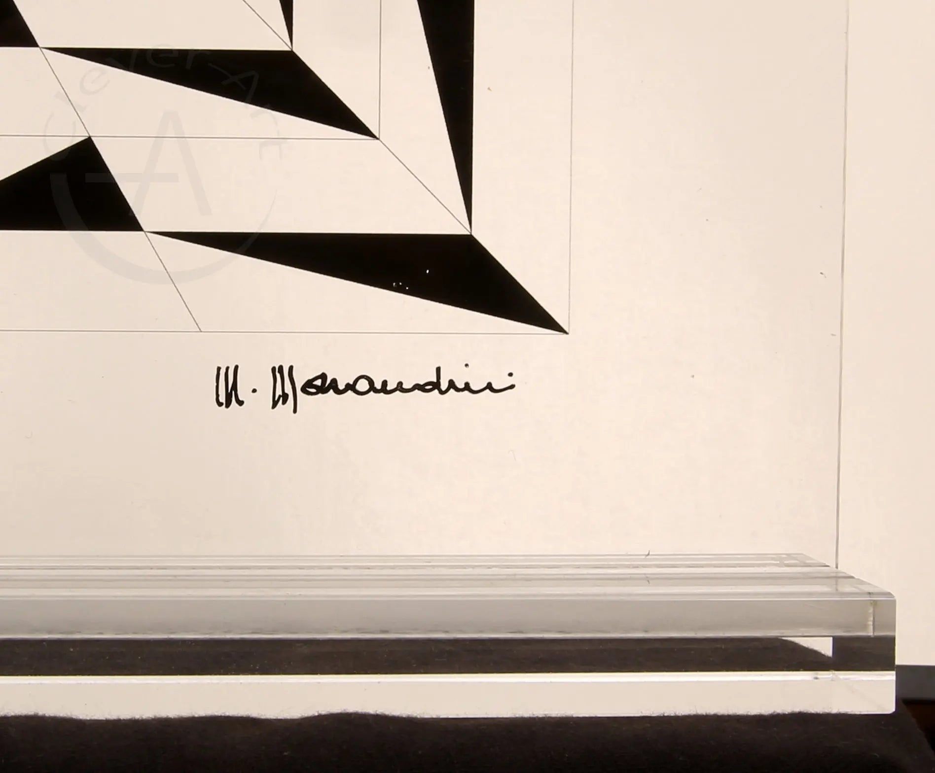 Morandini, Marcello - Komposition [4] - Plexiglas - handsigniert Archiv