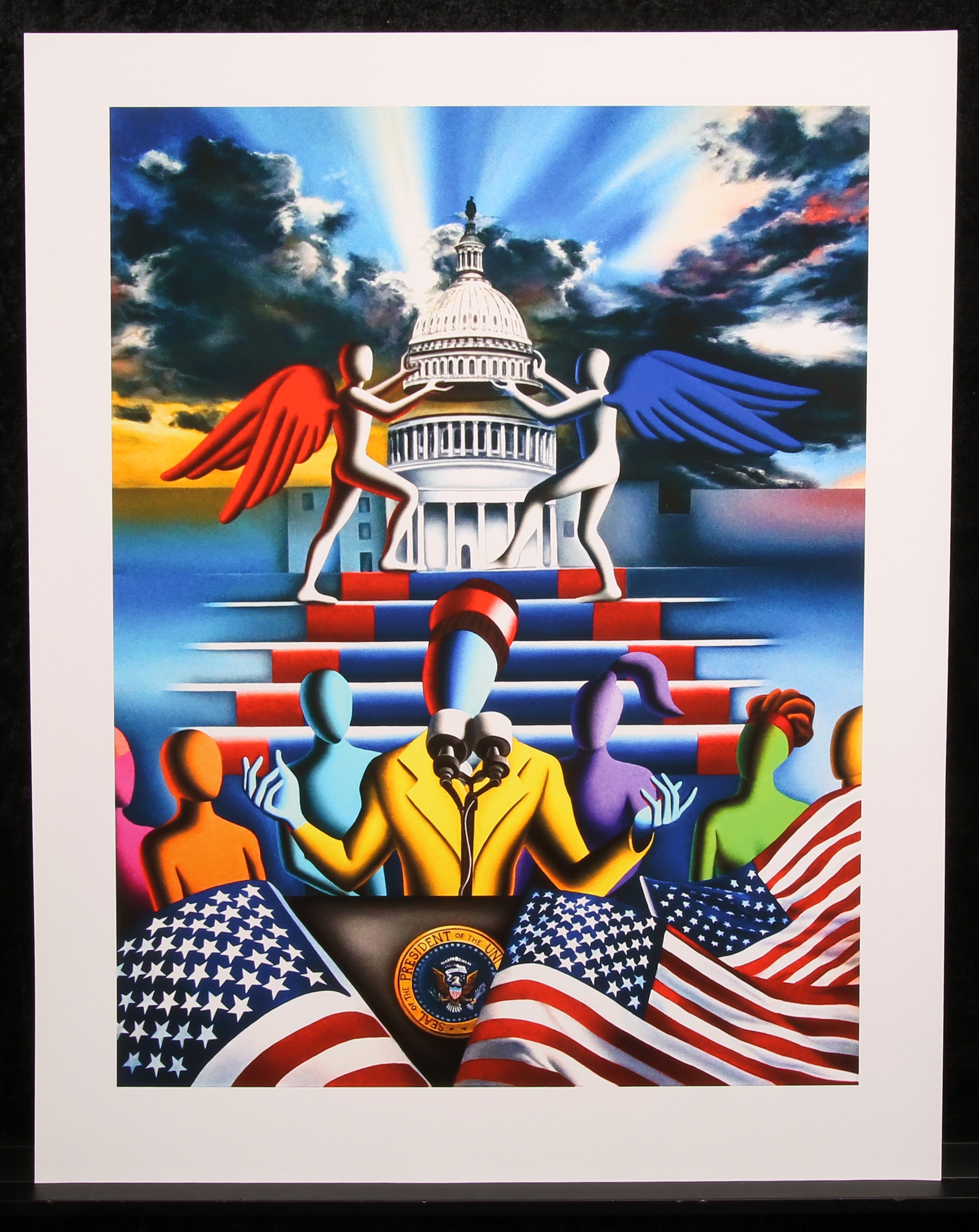 Kostabi, Mark - The Dawn is Ours, 2022 - Giclée/Hahnemühle