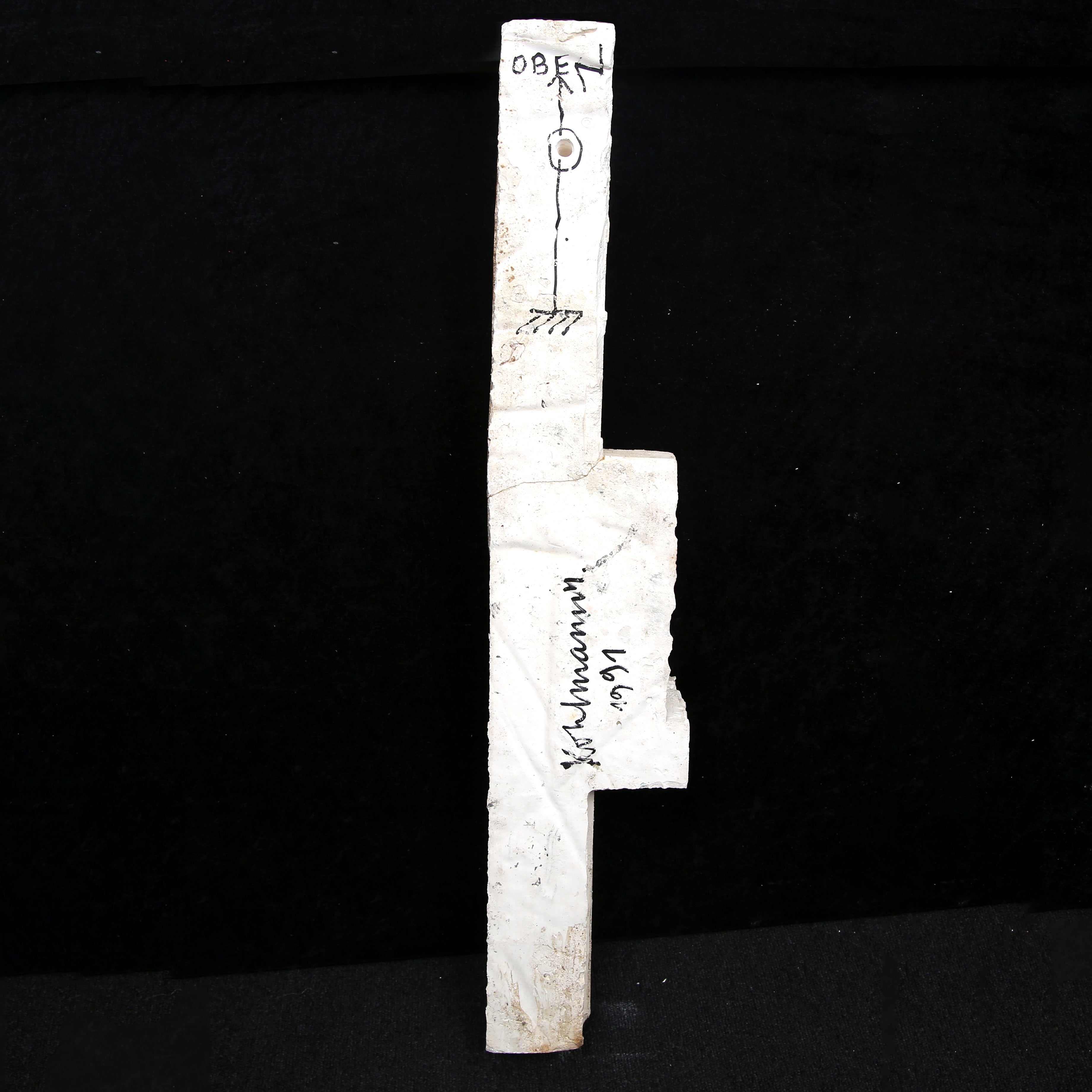 Kohlmann, Matthias - untitled - sculpture/plaster, 1991 - hand-signed