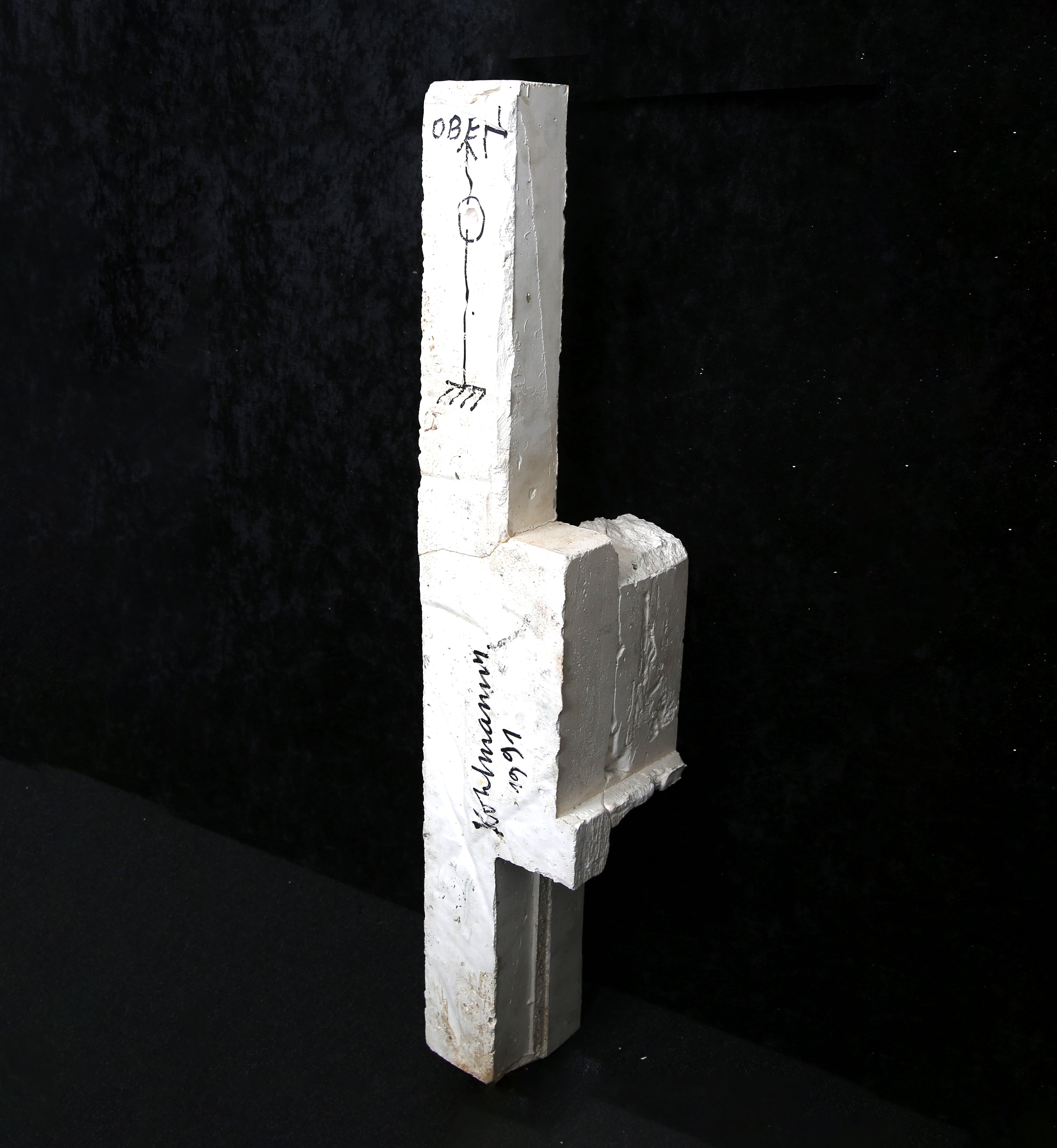 Kohlmann, Matthias - untitled - sculpture/plaster, 1991 - hand-signed