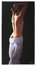 Kissmer, Willi - Staande met opgeheven armen - Giclée/canvas - handgesigneerd