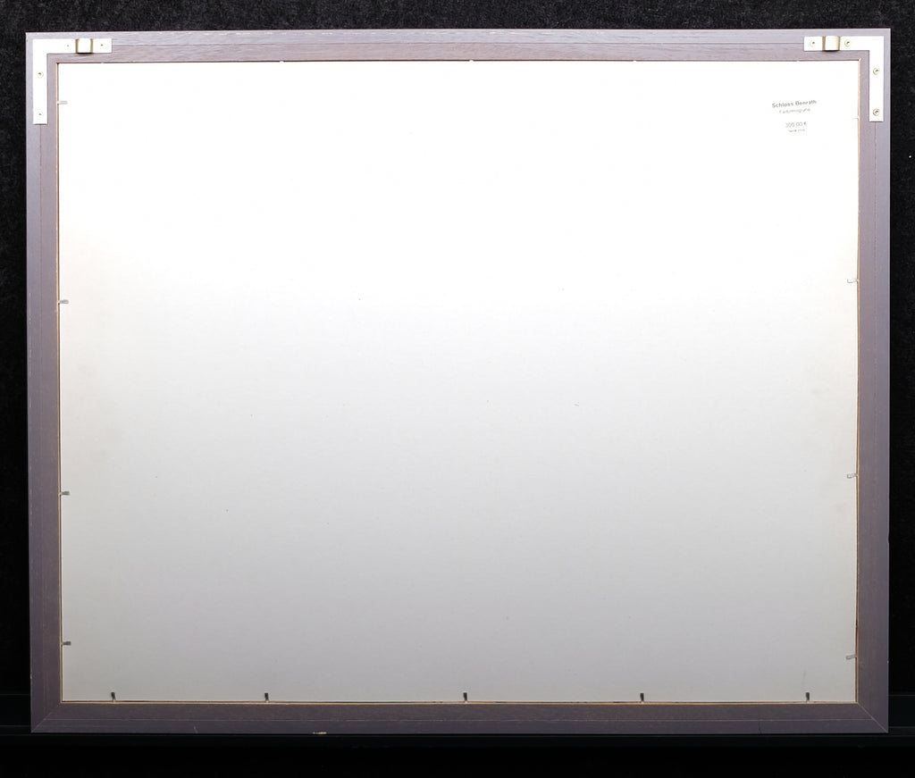 Teuber, Hermann - Düsseldorf, Schloß Benrath - Farblithografie (gerahmt), handsigniert