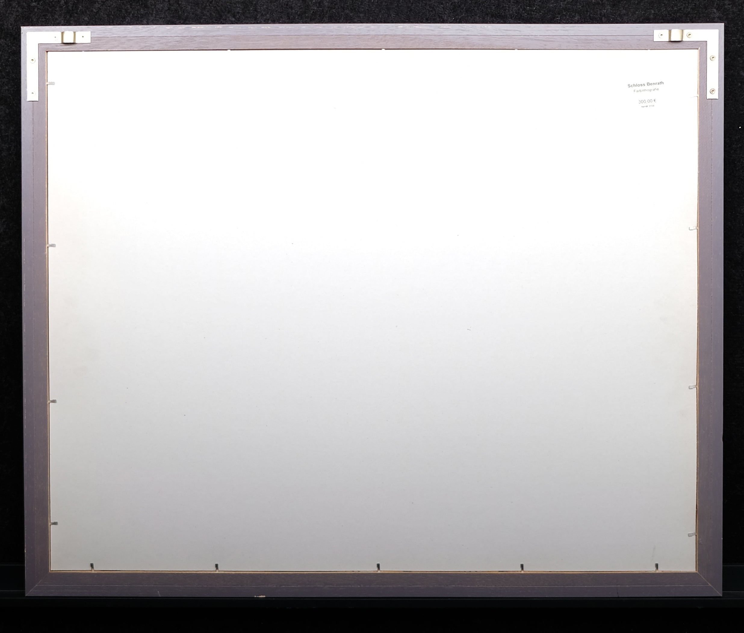 Teuber, Hermann - Düsseldorf, Schloß Benrath - Farblithografie (gerahmt), handsigniert