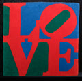 Indiana, Robert - Classic LOVE - zertifiziert, drucksigniert - Multiple - Teppich