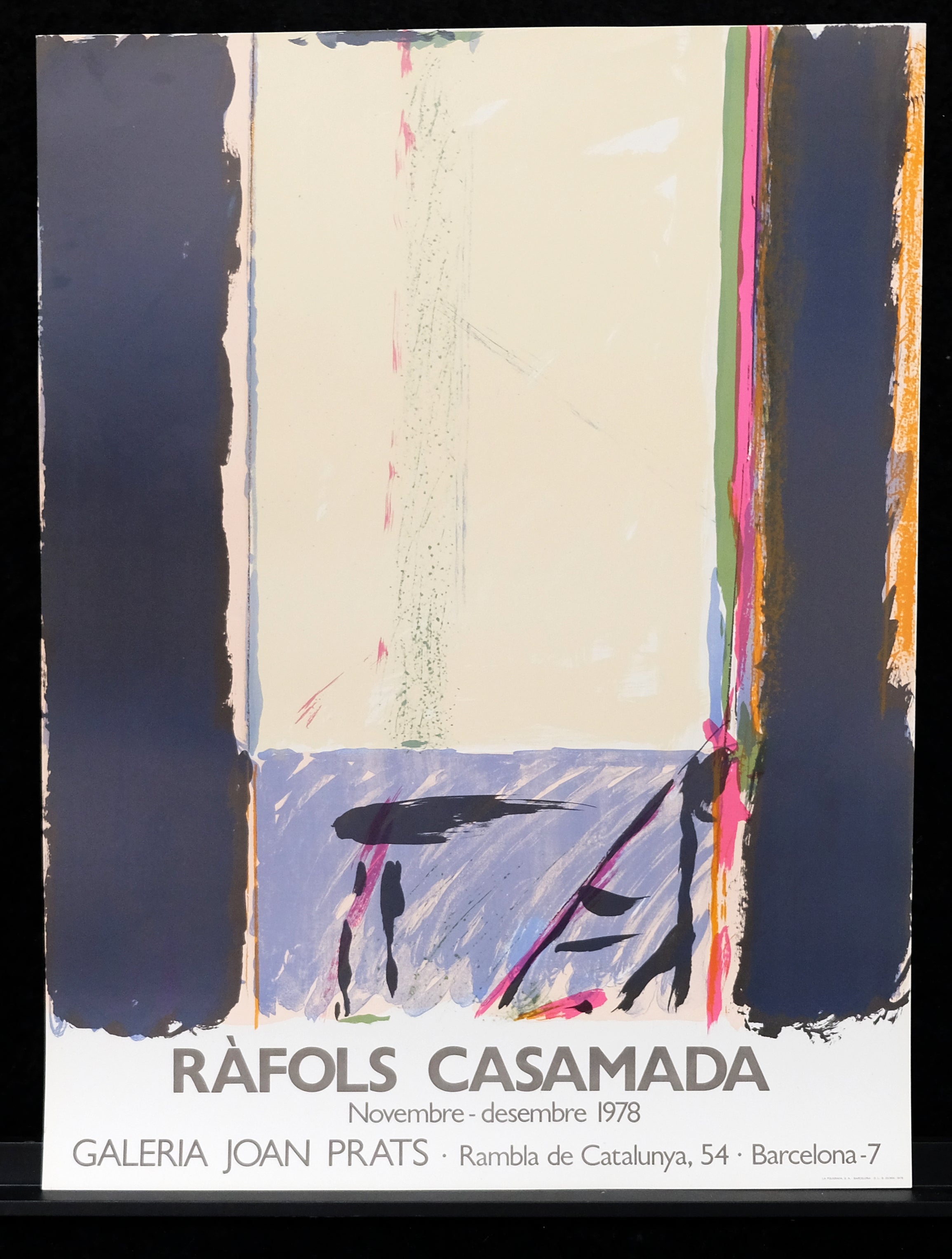 Casamada, Ràfols - Galeria Joan Prats - Barcelona - Ausstellungsplakat