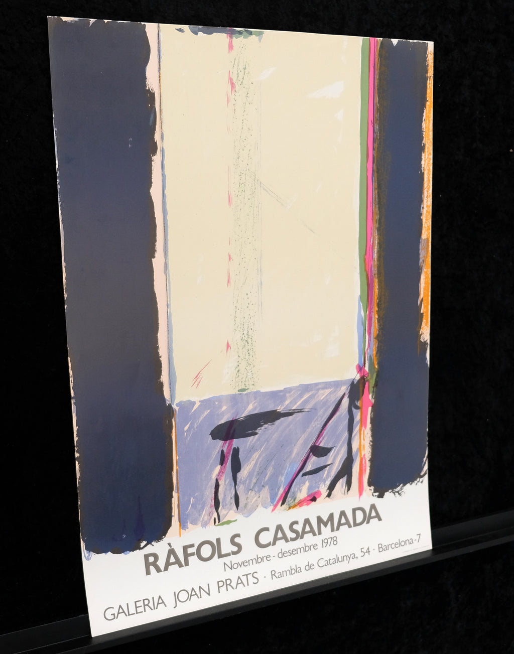 Casamada, Ràfols - Galeria Joan Prats - Barcelona - Ausstellungsplakat