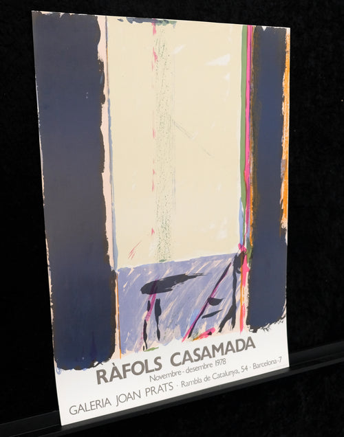 Casamada, Ràfols - Galeria Joan Prats - Barcelona - Ausstellungsplakat