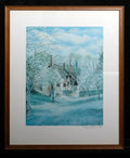 Burt, John - Anne Hathaway's Cottage - 1976 - Colour Print - hand-signed