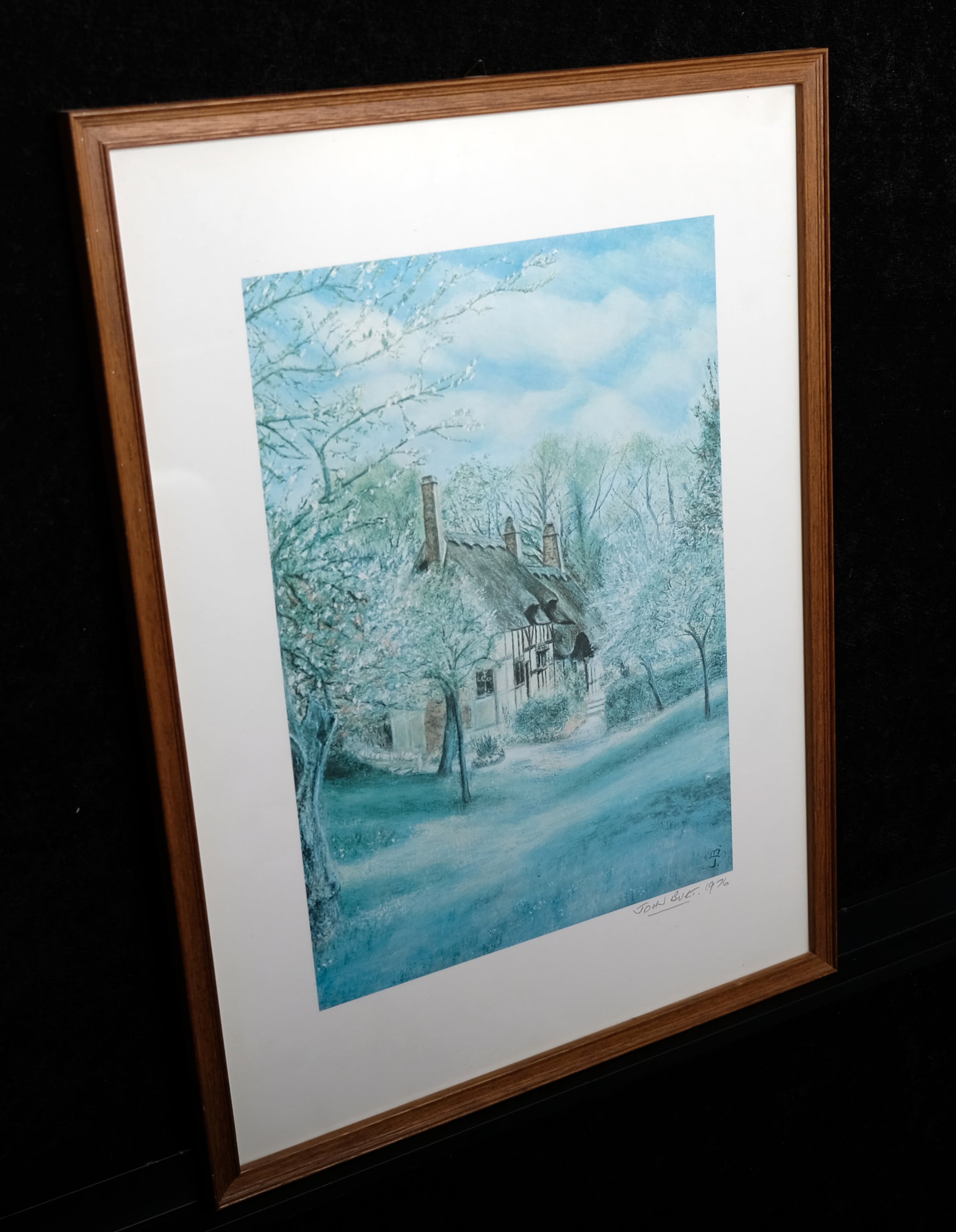 Burt, John - Anne Hathaway´s Cottage - 1976 - Colour Print - handsigniert