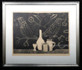 Teuber, Hermann - Stilleben - Lithografie - handsigniert, datiert und nummeriert