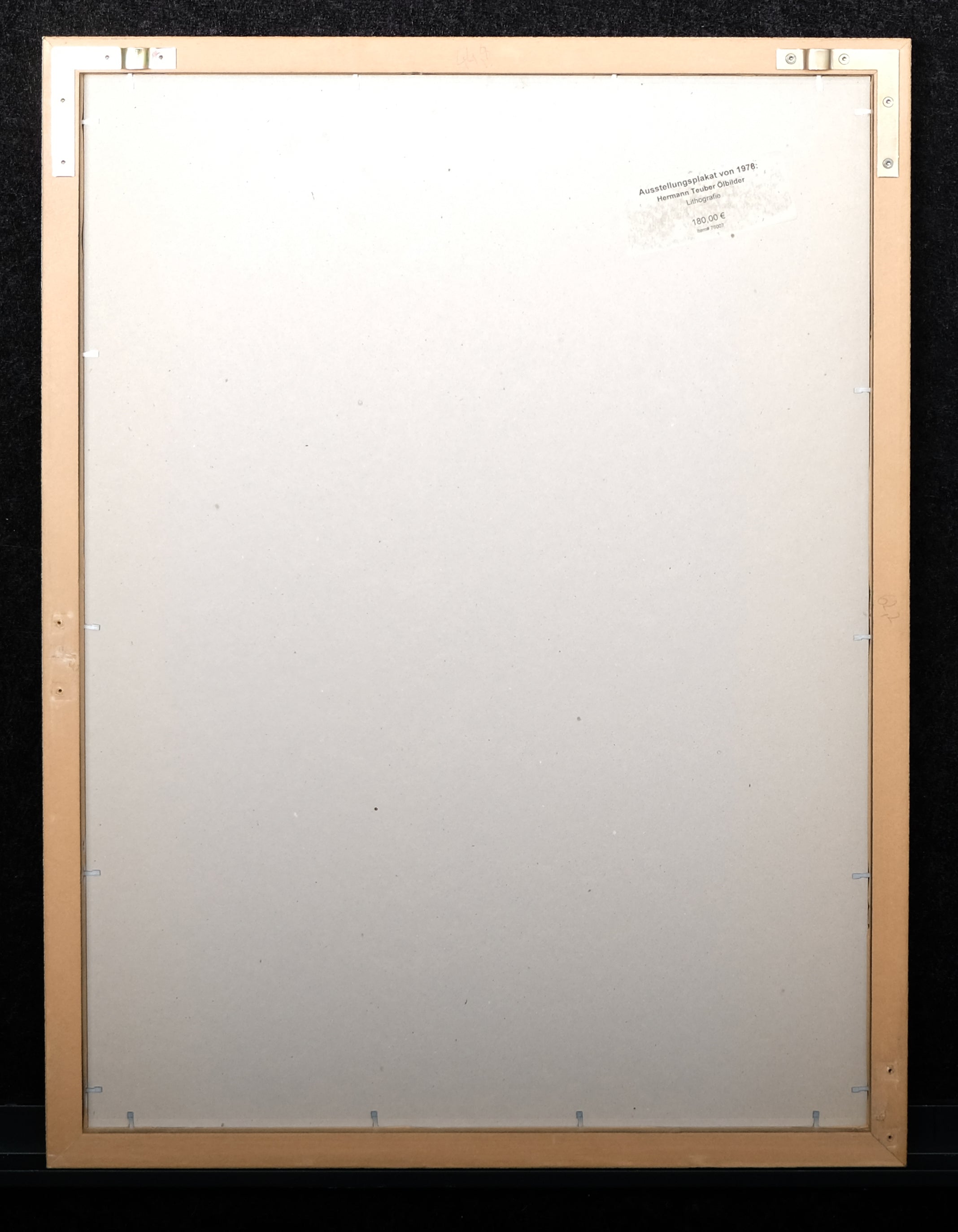 Teuber, Hermann - Ölbilder 1978 - Lithografie - Museum Haus Koekkoek