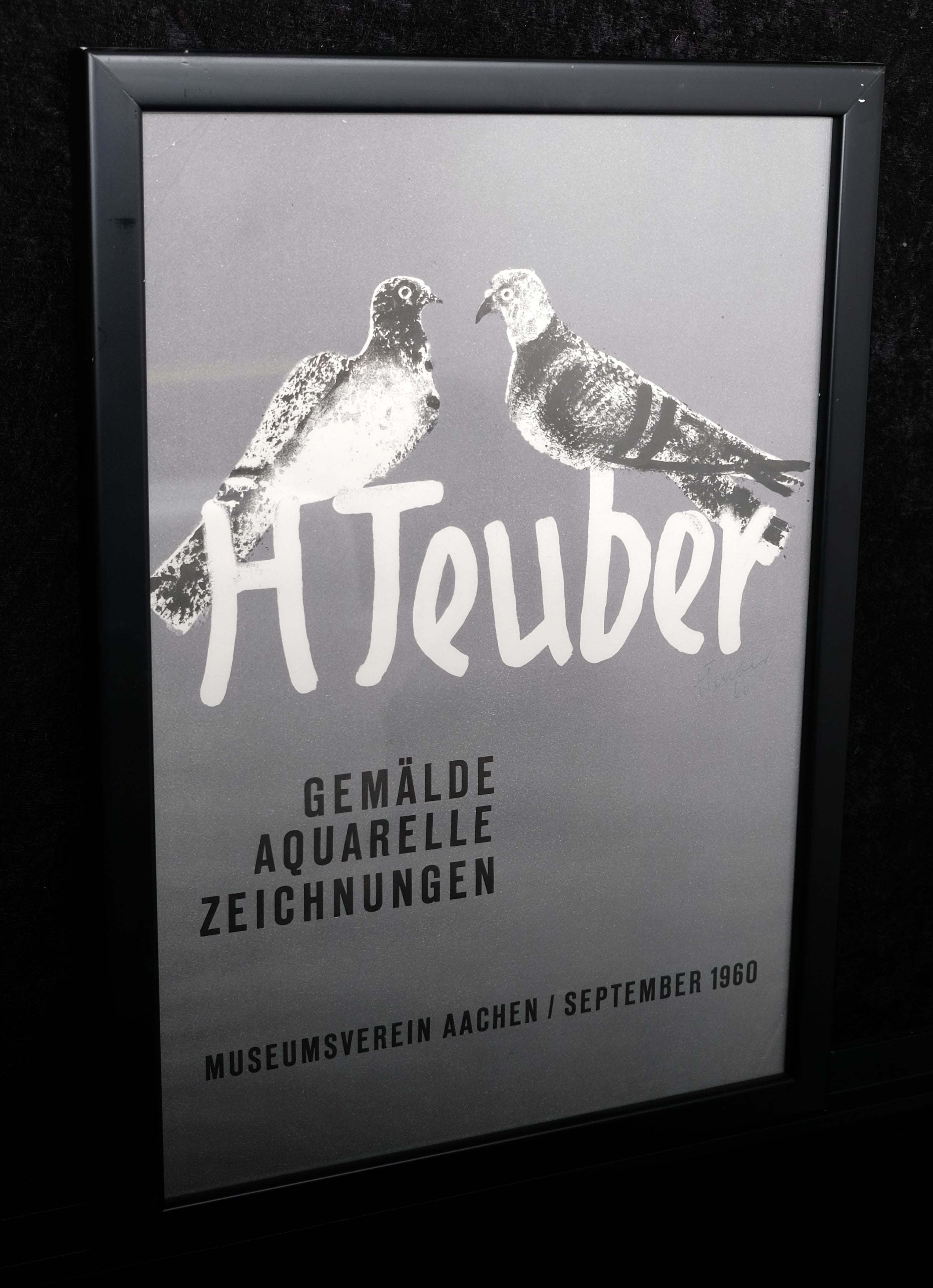 Teuber, Hermann - Gemälde, Aquarelle, Zeichnungen - Linolschnitt - Museum Aachen