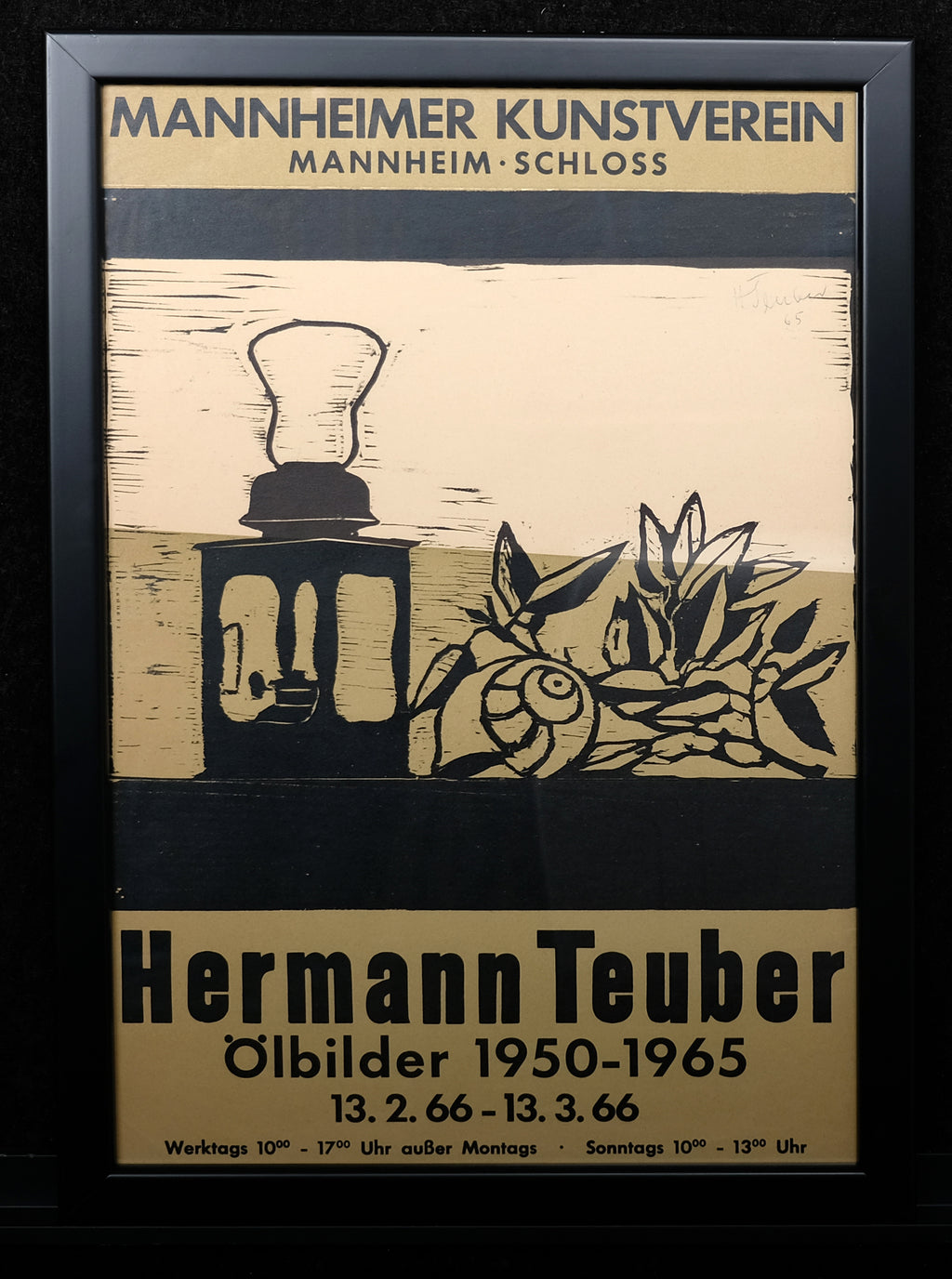 Teuber, Hermann - Lithografie - Ölbilder 1950 - 1965 - Mannheimer Kunstverein