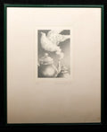 Steffens, Klaus - Teekanne und Taube - Lithografie - handsigniert