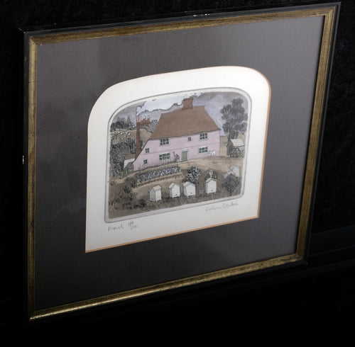 Clarke, Graham - March - Farbradierung - handsigniert