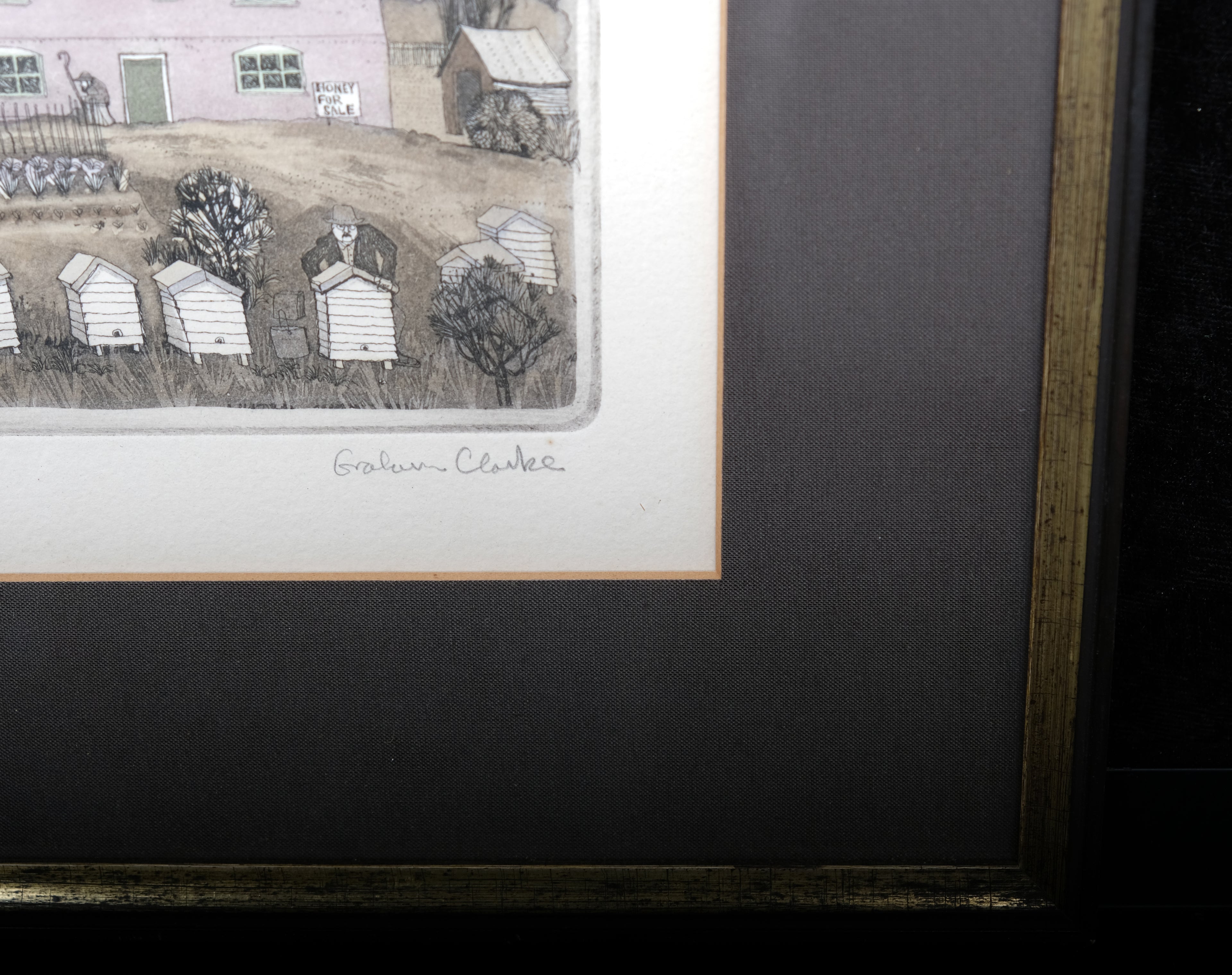 Clarke, Graham - March - Farbradierung - handsigniert