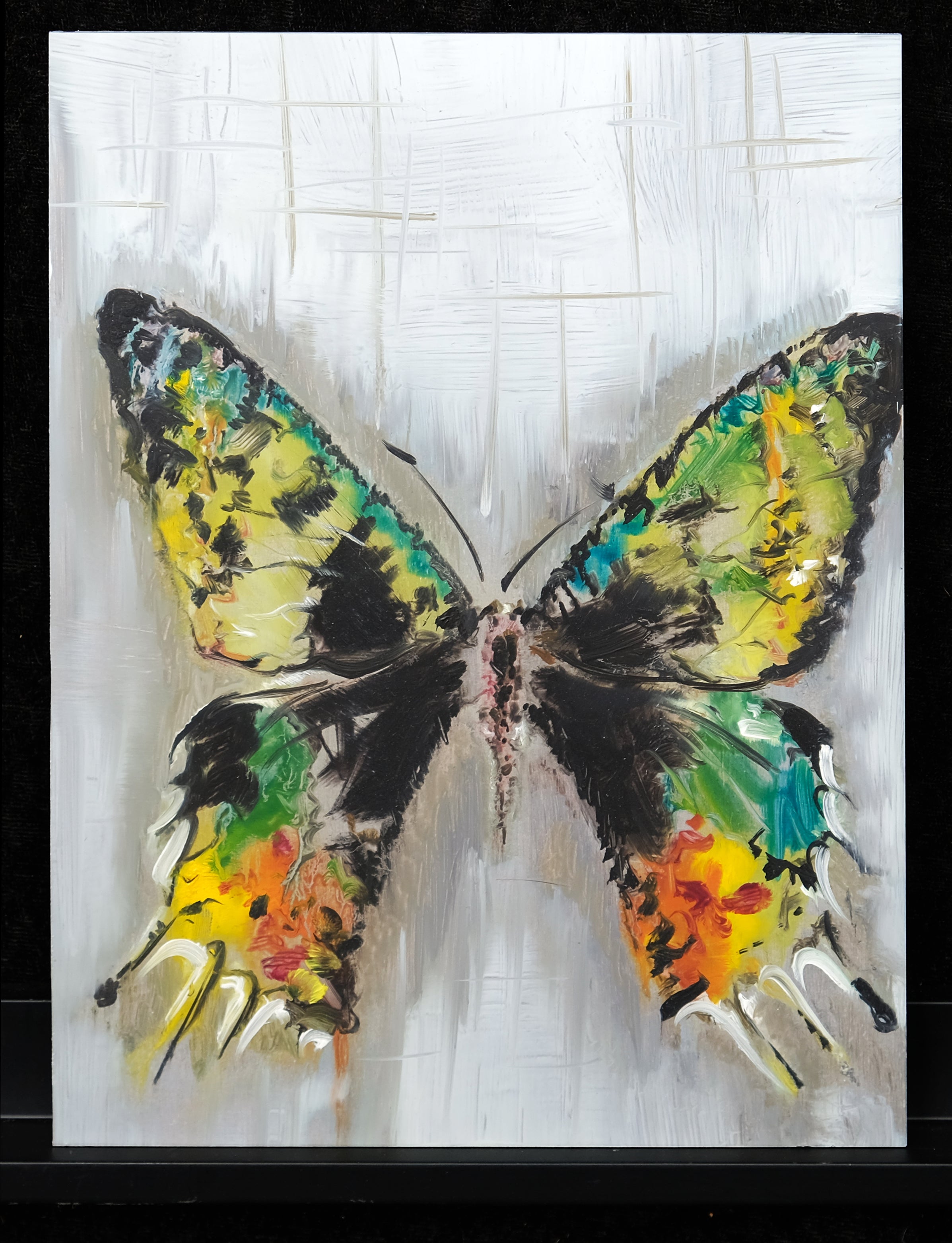 Köster, Matthias - Butterfly - 2017- Öl auf Aluminium - handsigniert