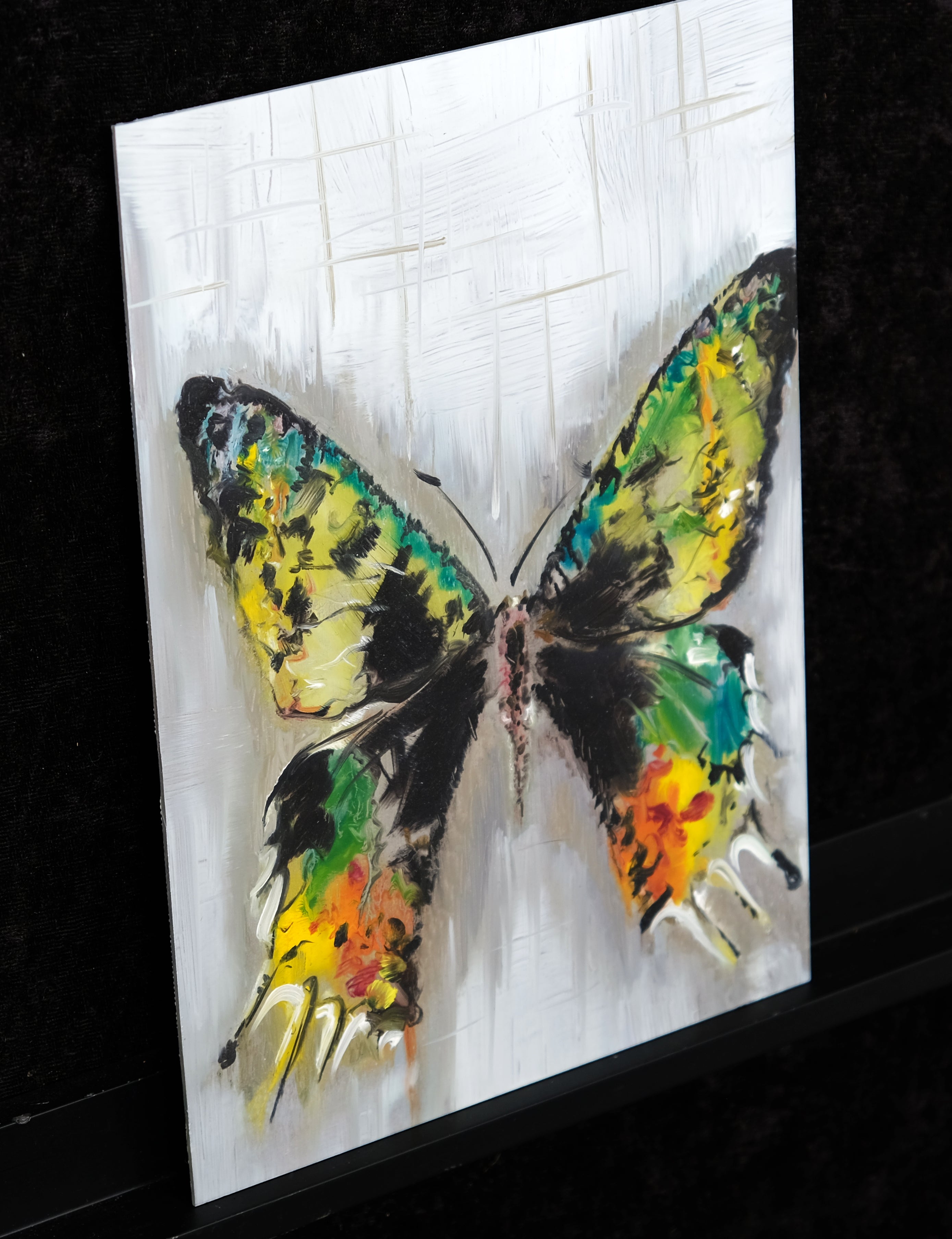 Köster, Matthias - Butterfly - 2017- Öl auf Aluminium - handsigniert