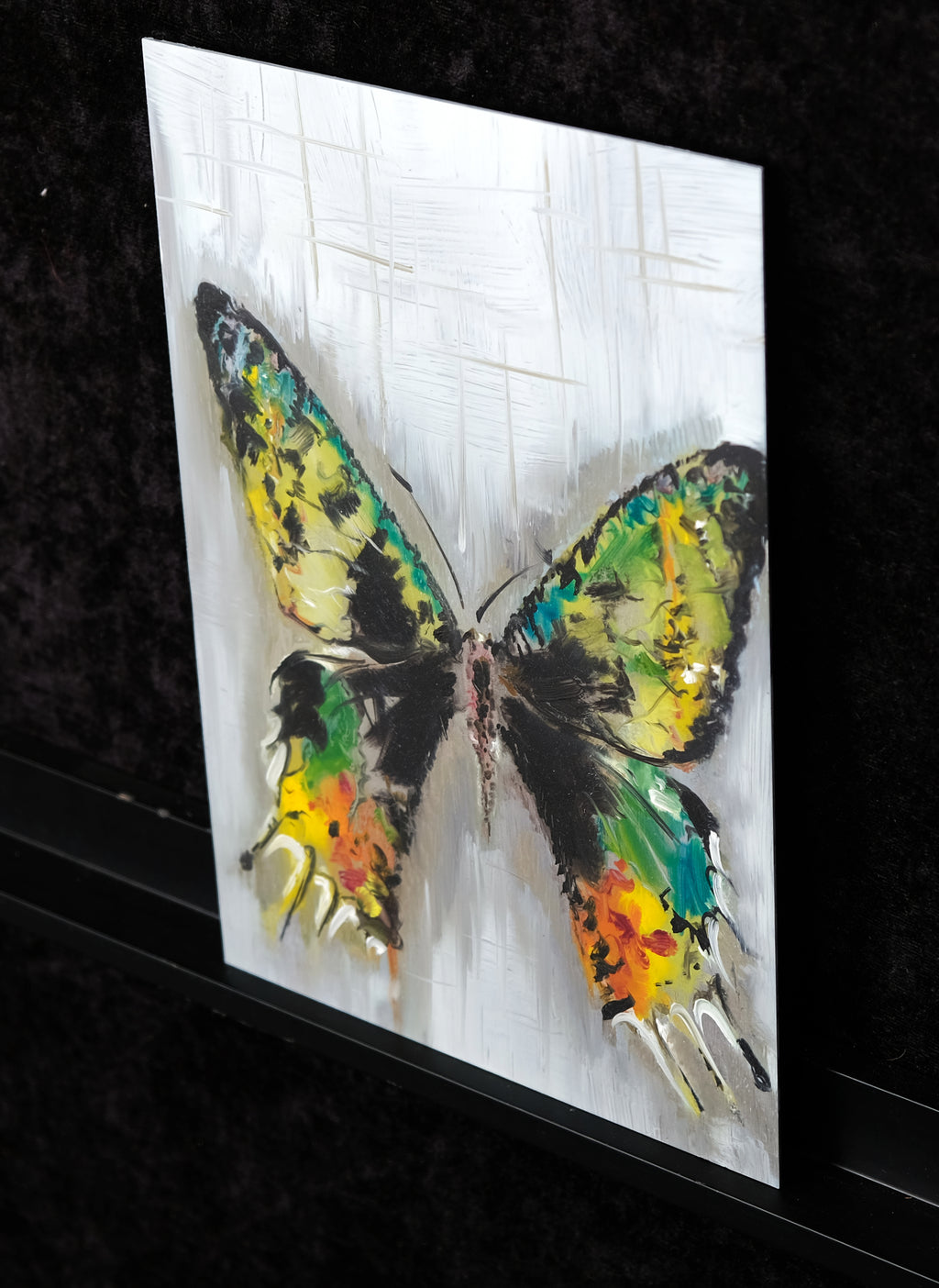 Köster, Matthias - Butterfly - 2017- Öl auf Aluminium - handsigniert