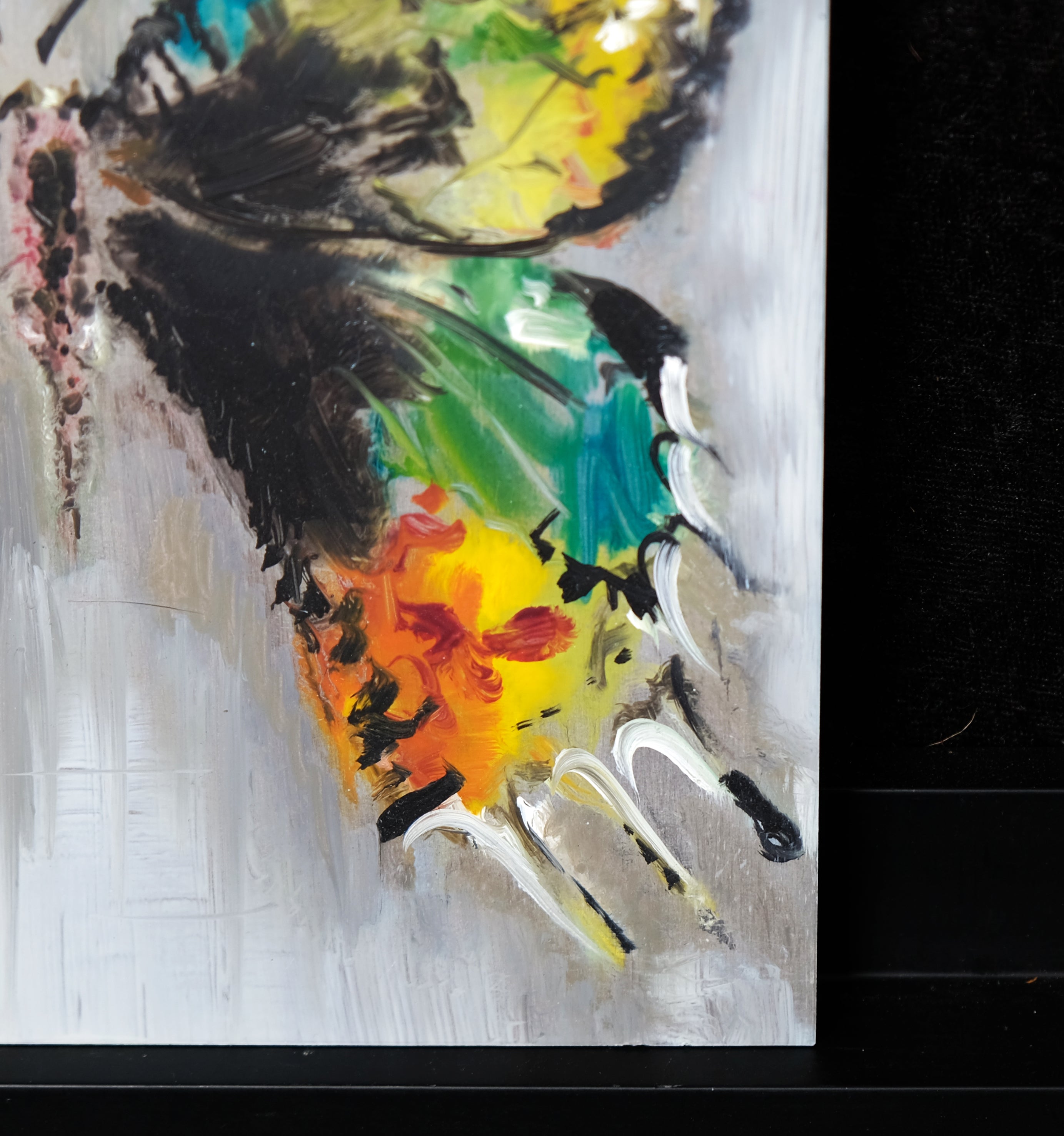 Köster, Matthias - Butterfly - 2017- Öl auf Aluminium - handsigniert