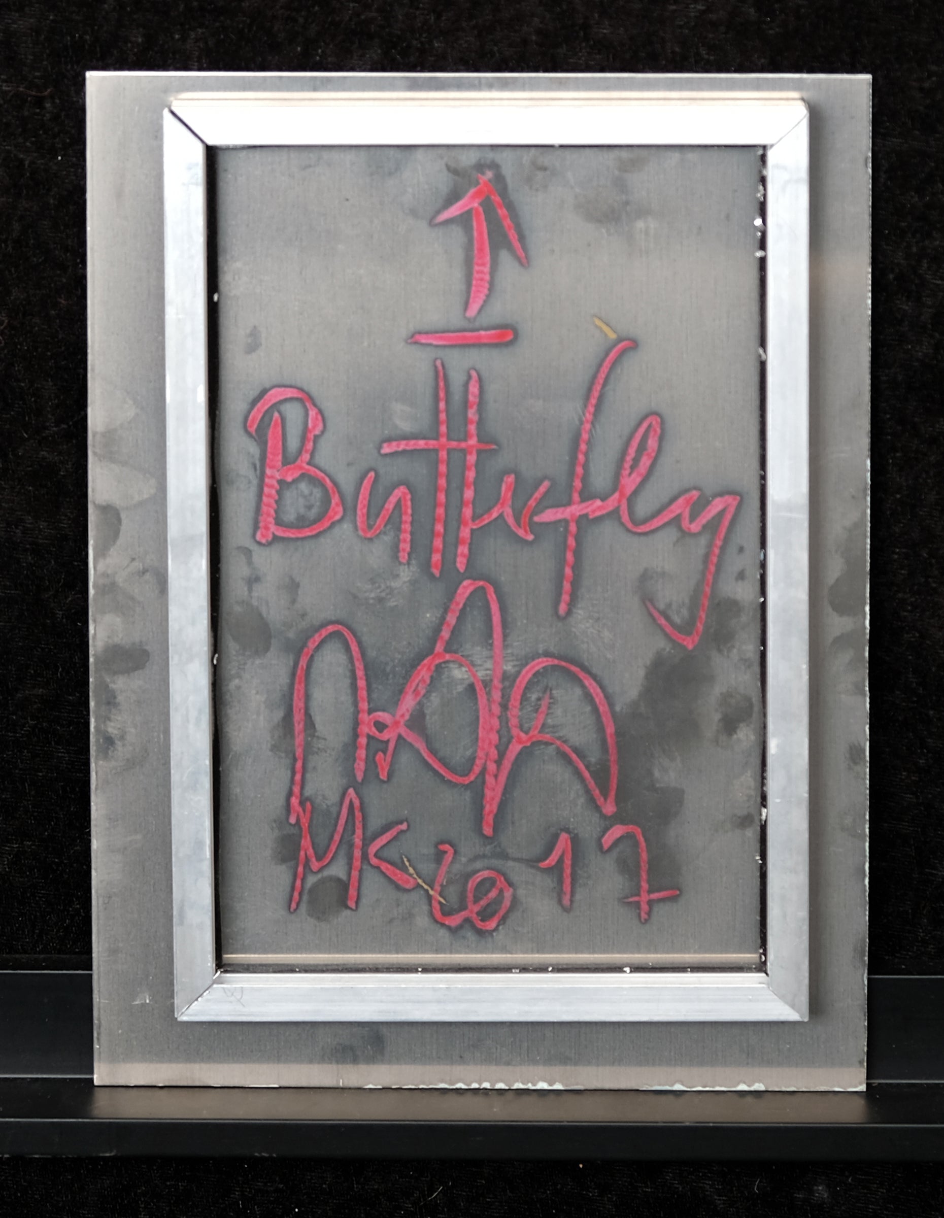 Köster, Matthias - Butterfly - 2017- Öl auf Aluminium - handsigniert