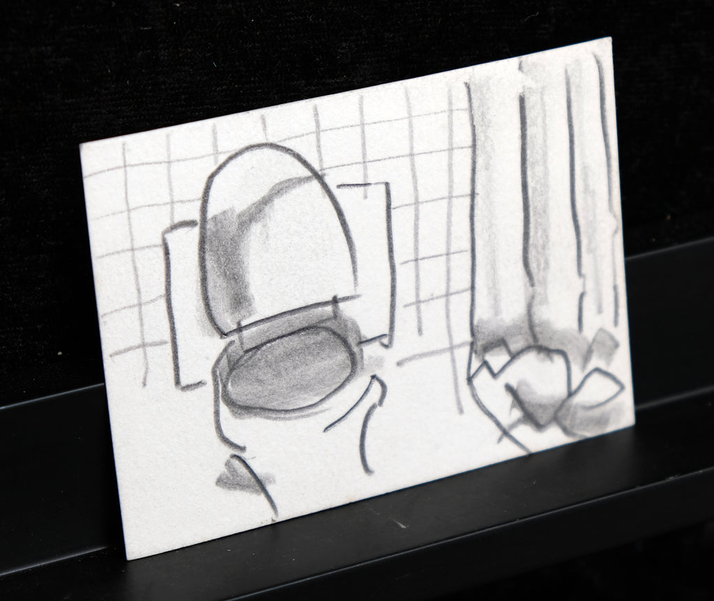 Damsté, Christiaan Paul - Bleistiftzeichnung - Original - wc - handsigniert