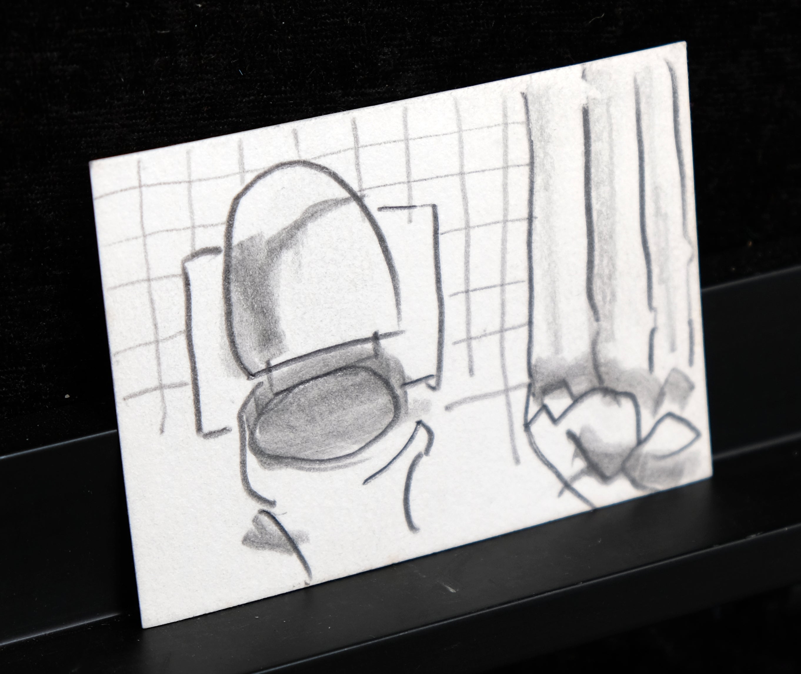 Damsté, Christiaan Paul - Bleistiftzeichnung - Original - wc - handsigniert