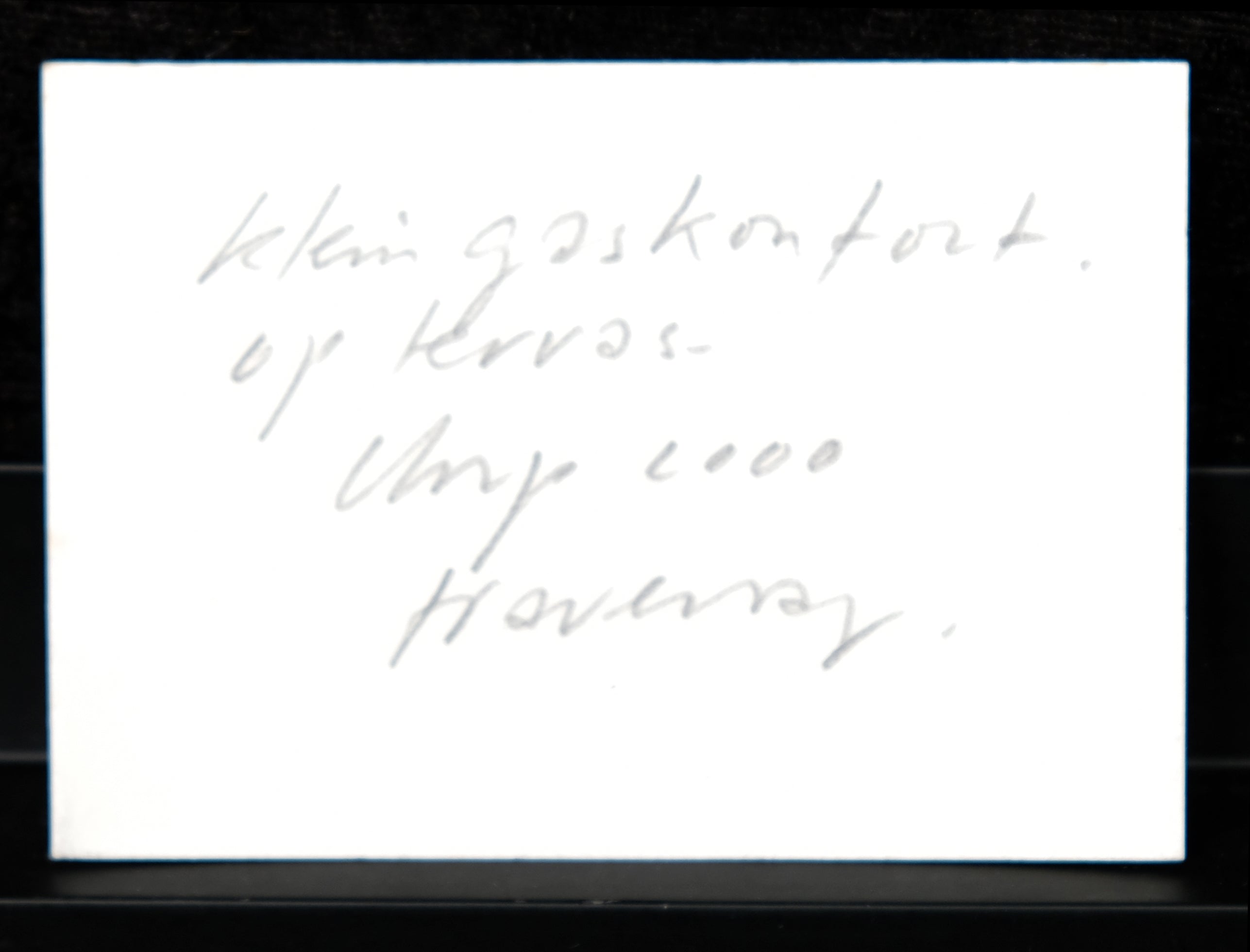 Damsté, Christiaan Paul - Bleistiftzeichnung - Original - gaskontort - handsigniert