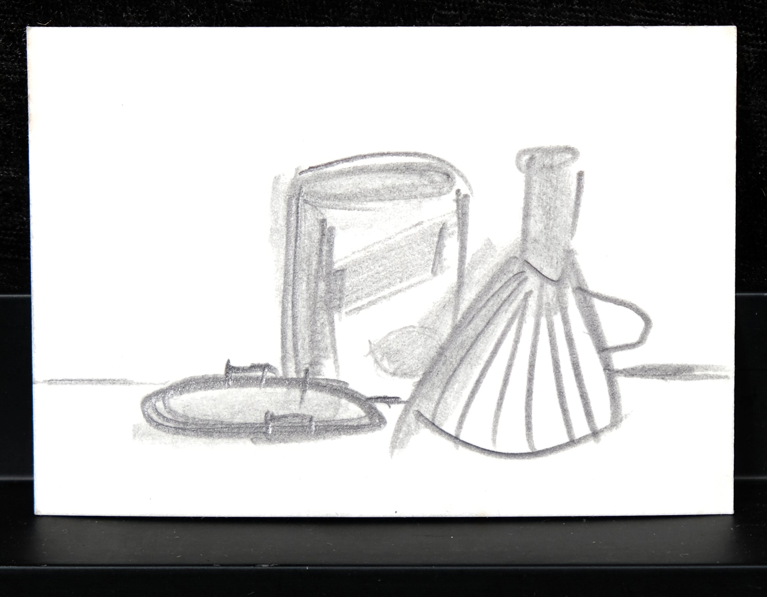 Damsté, Christiaan Paul - Bleistiftzeichnung - Original - koffie-filter - handsigniert
