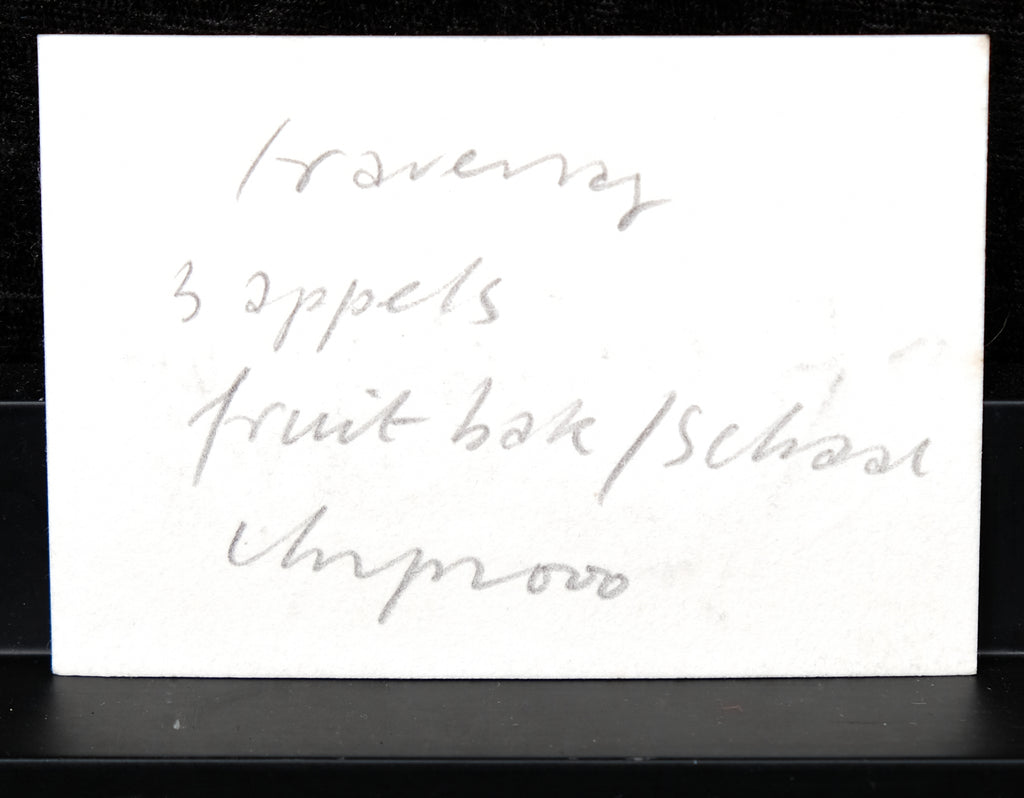 Damsté, Christiaan Paul - Bleistiftzeichnung - Original - 3 appels - handsigniert