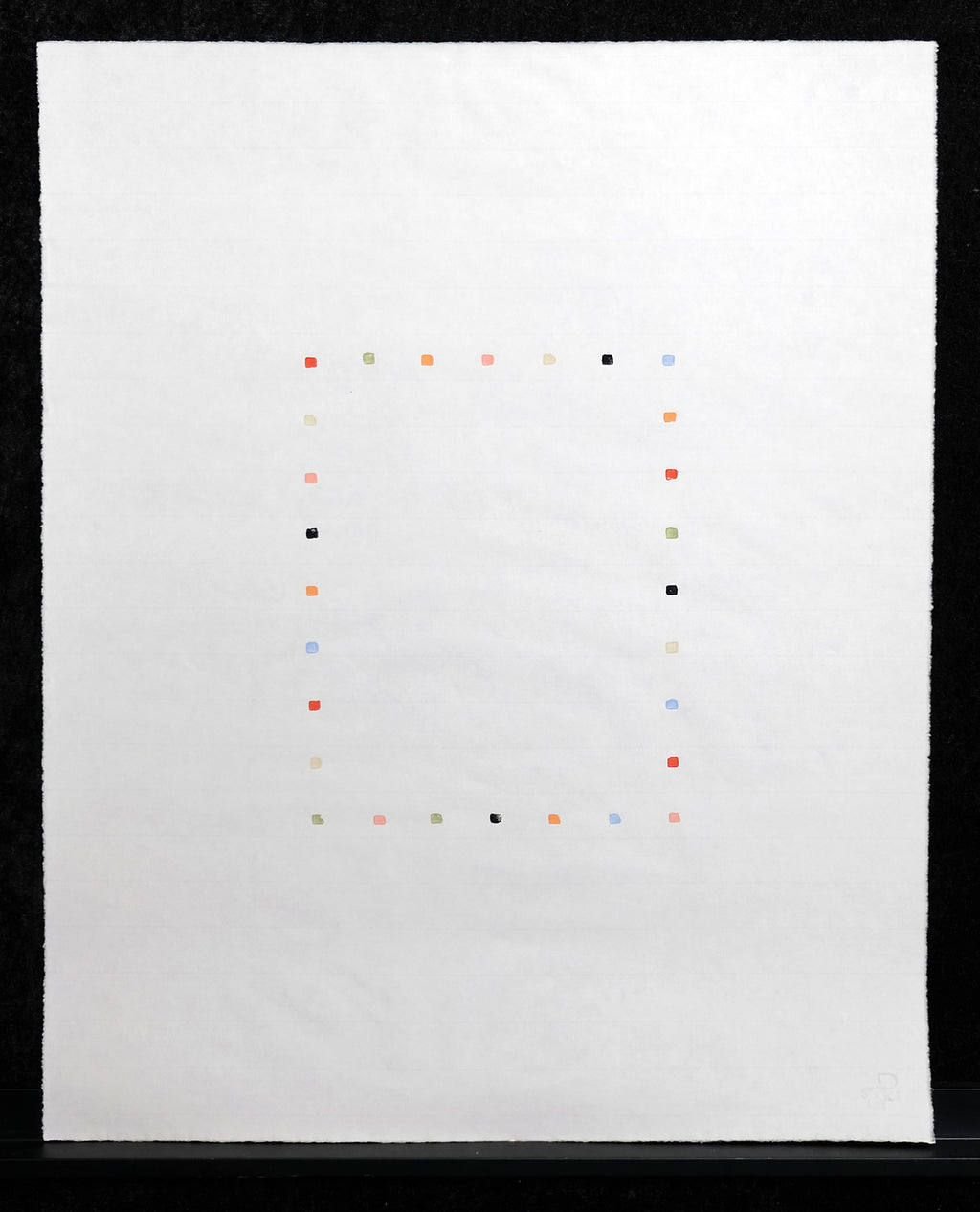 Schulze, Andreas Karl - Geometrische Komposition, 1989 - Aquarell - handsigniert