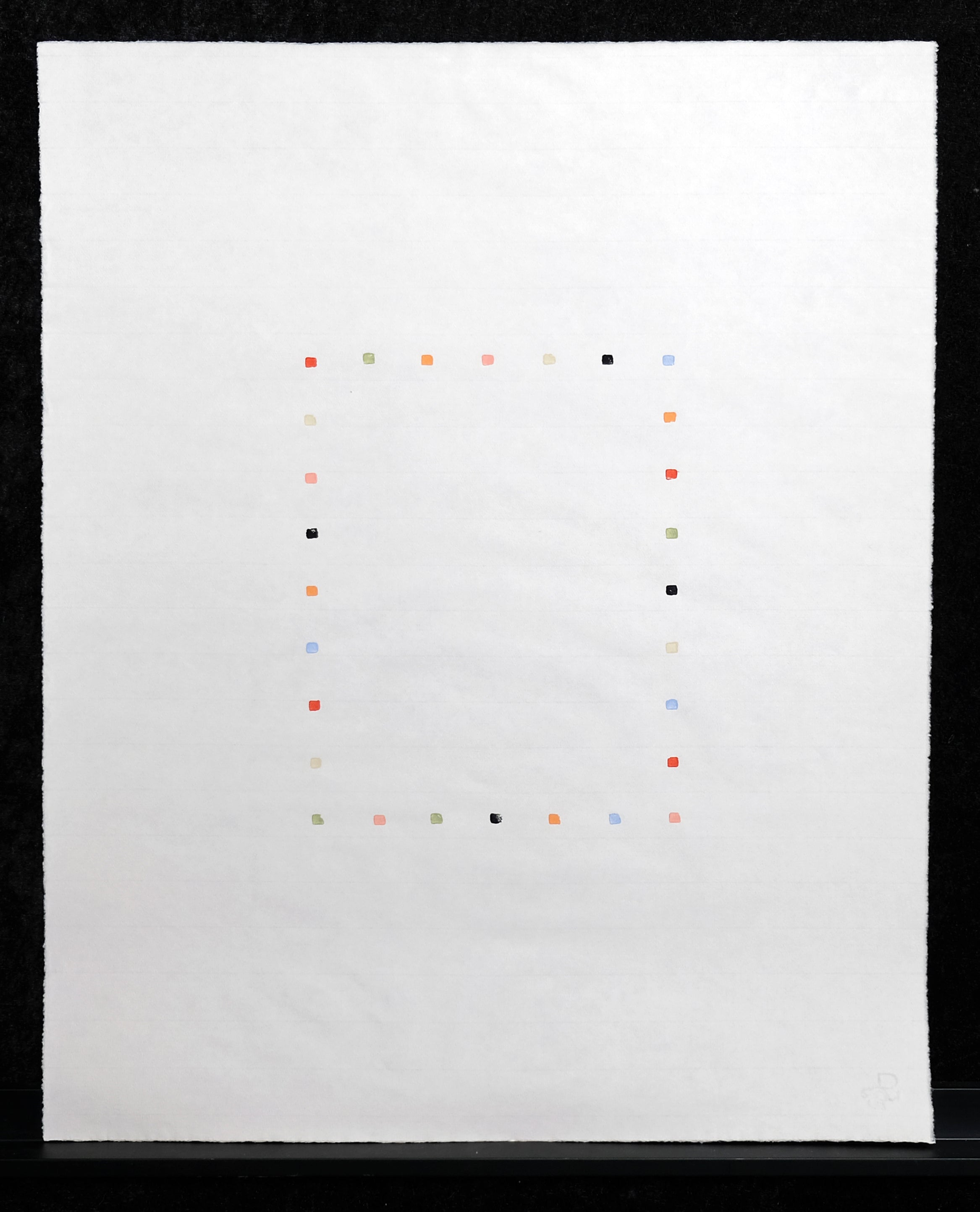 Schulze, Andreas Karl - Geometrische Komposition, 1989 - Aquarell - handsigniert