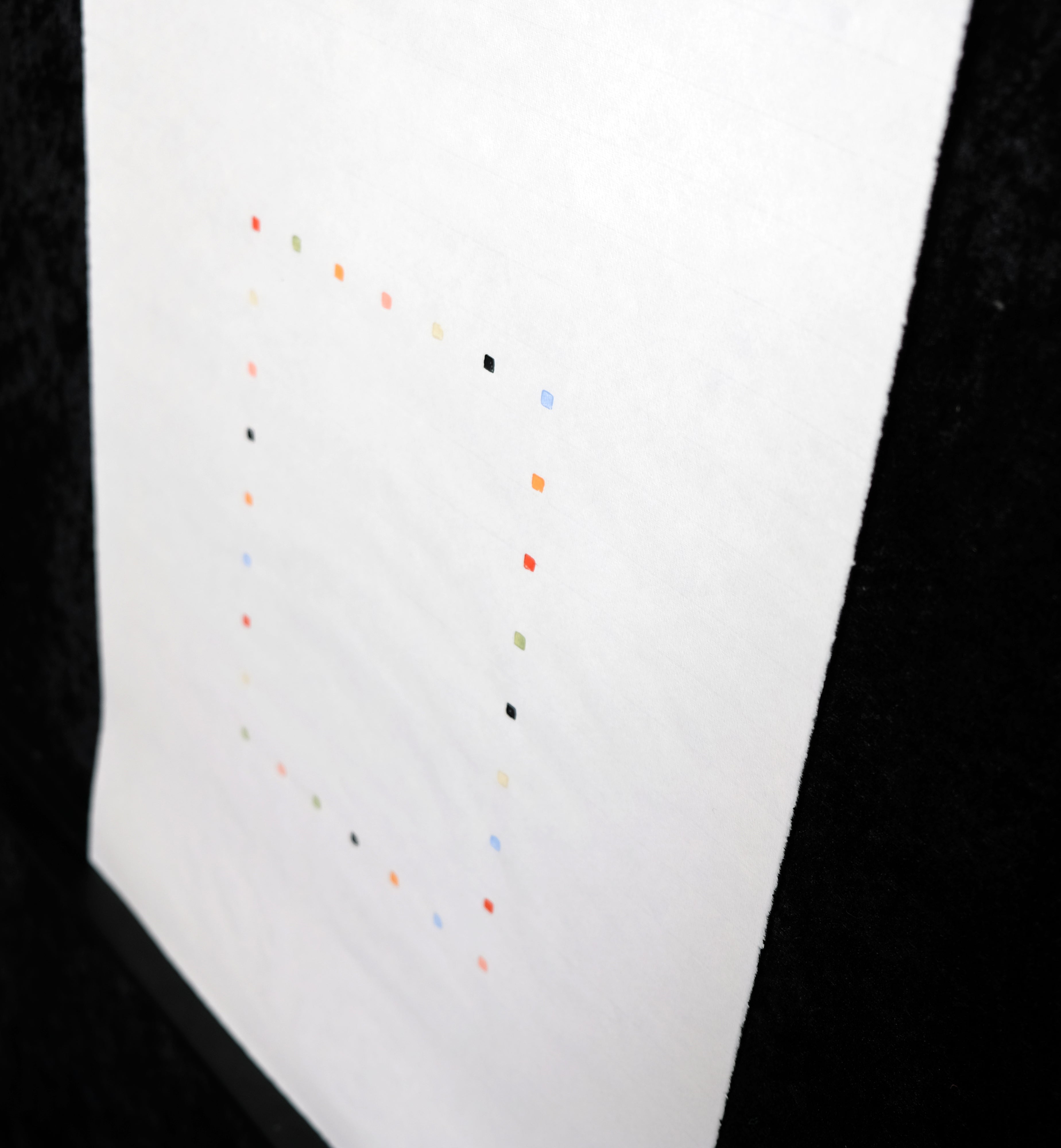 Schulze, Andreas Karl - Geometrische Komposition, 1989 - Aquarell - handsigniert
