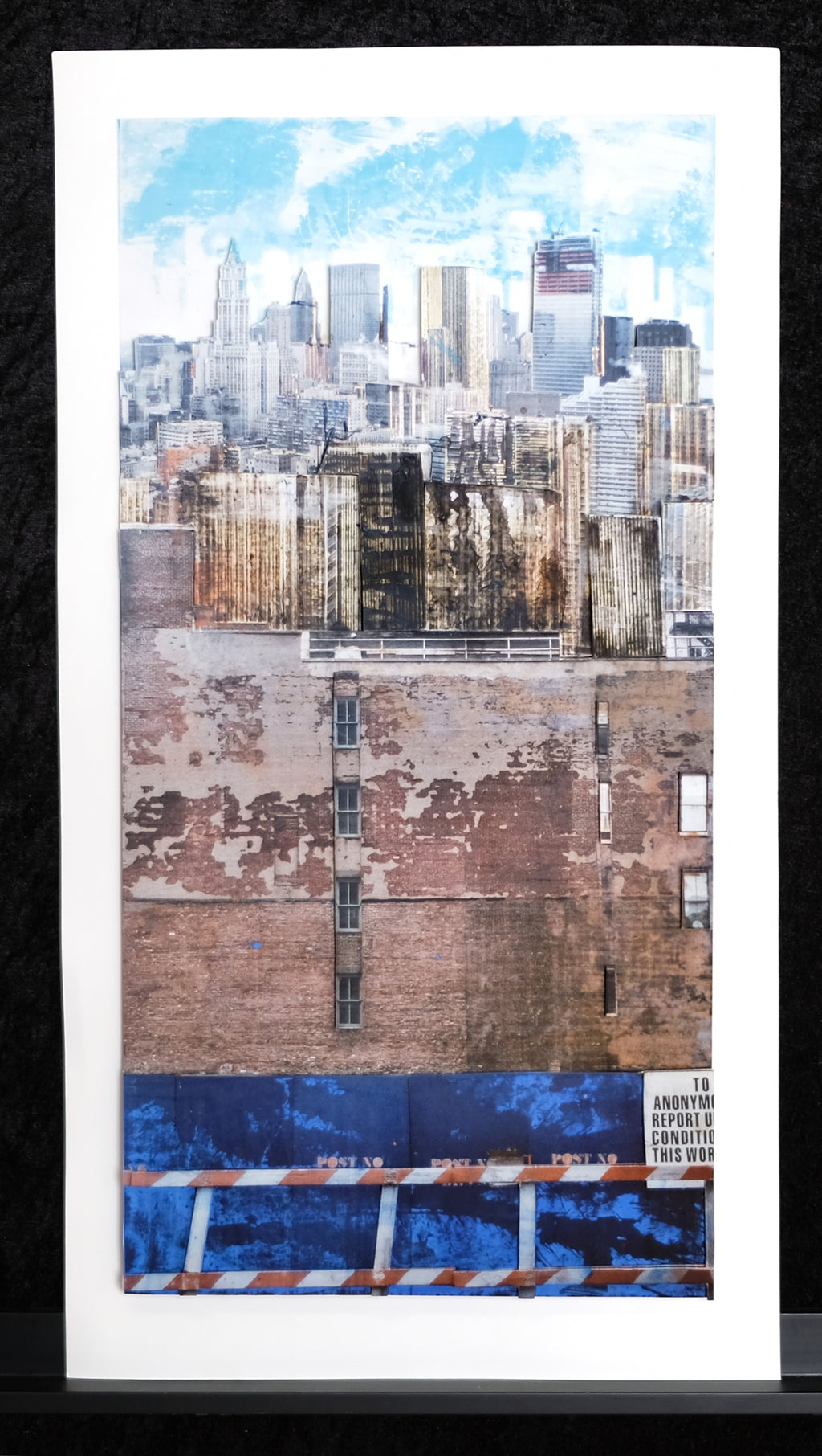 Salzmann, Gottfried - New York Post No Bills - 3D-Konstruktion