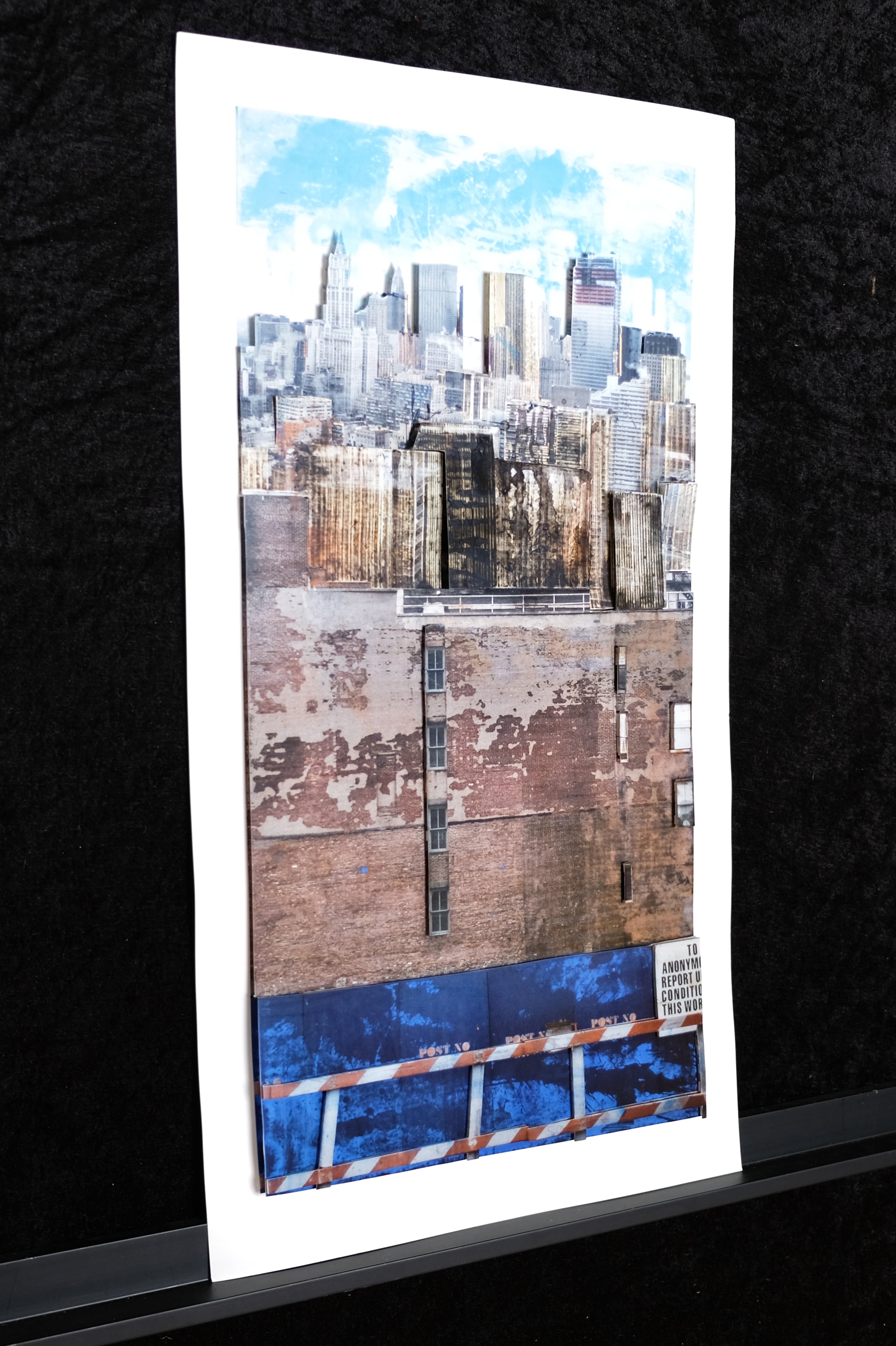 Salzmann, Gottfried - New York Post No Bills - 3D-Konstruktion