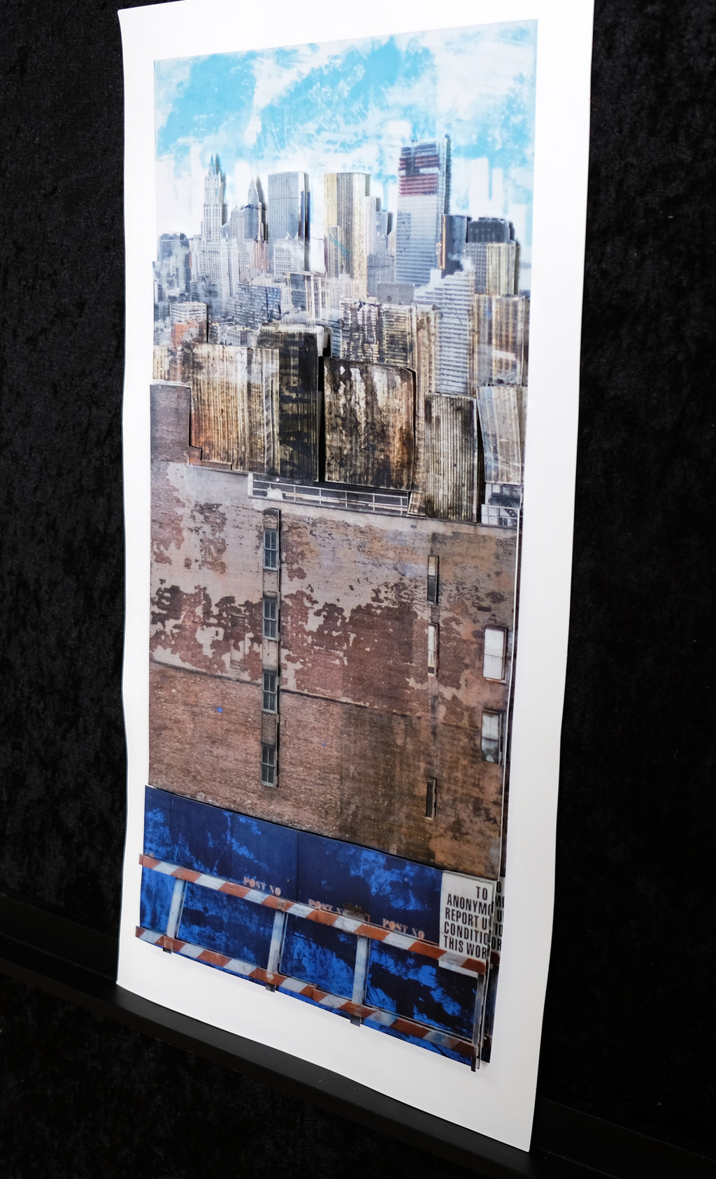 Salzmann, Gottfried - New York Post No Bills - 3D-Konstruktion