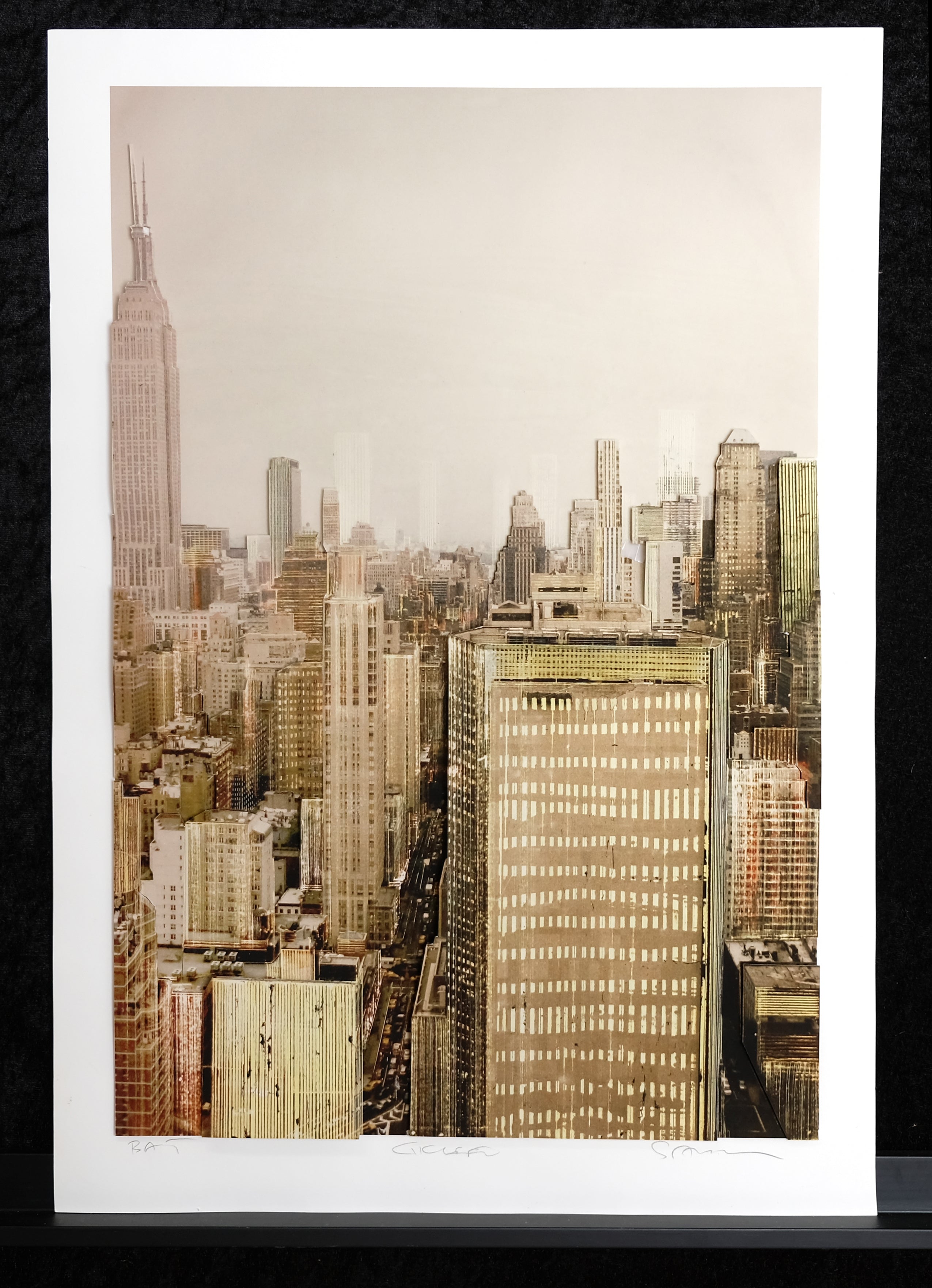 Salzmann, Gottfried - New York II - 3D-Konstruktion - handsigniert