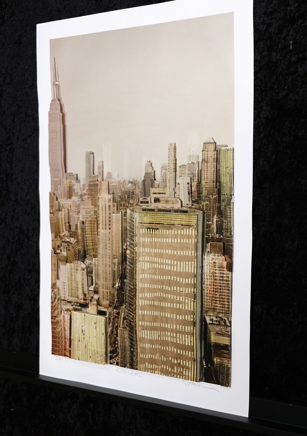 Salzmann, Gottfried - New York II - 3D-Konstruktion - handsigniert