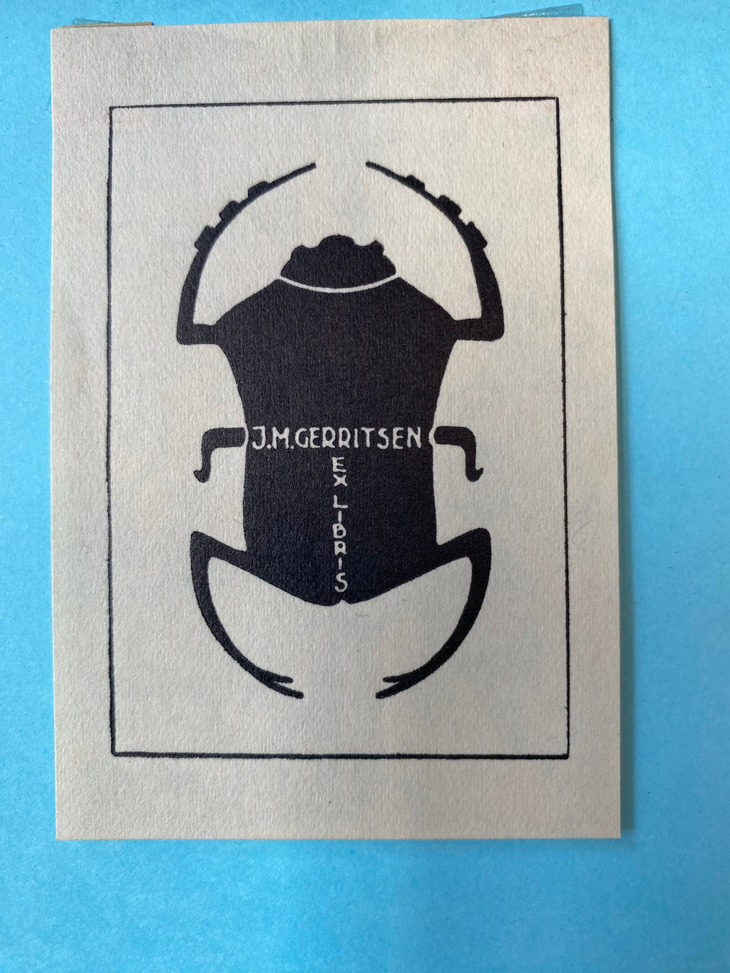 Ex Libris - J.M. Gerritsen