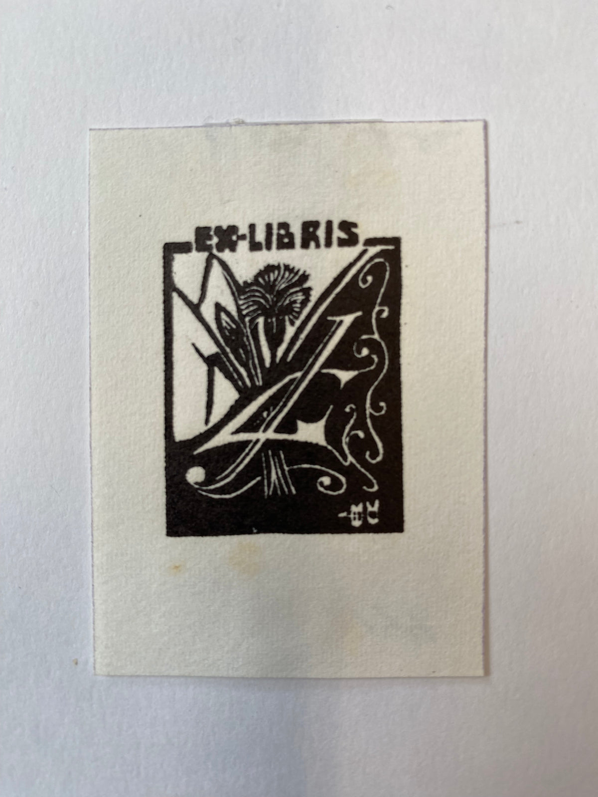 Ex Libris - unbekannter Künstler und unbekannter Eigner