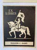 Ex Libris - Eleanor C. Gano