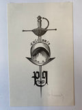 Ex Libris - unbekannter Künstler - P.G.